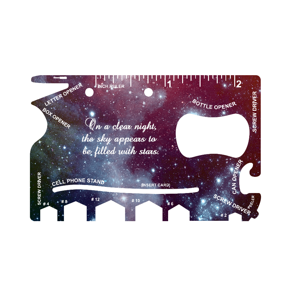 Full color print Card- sized Multi-tool - Image 2