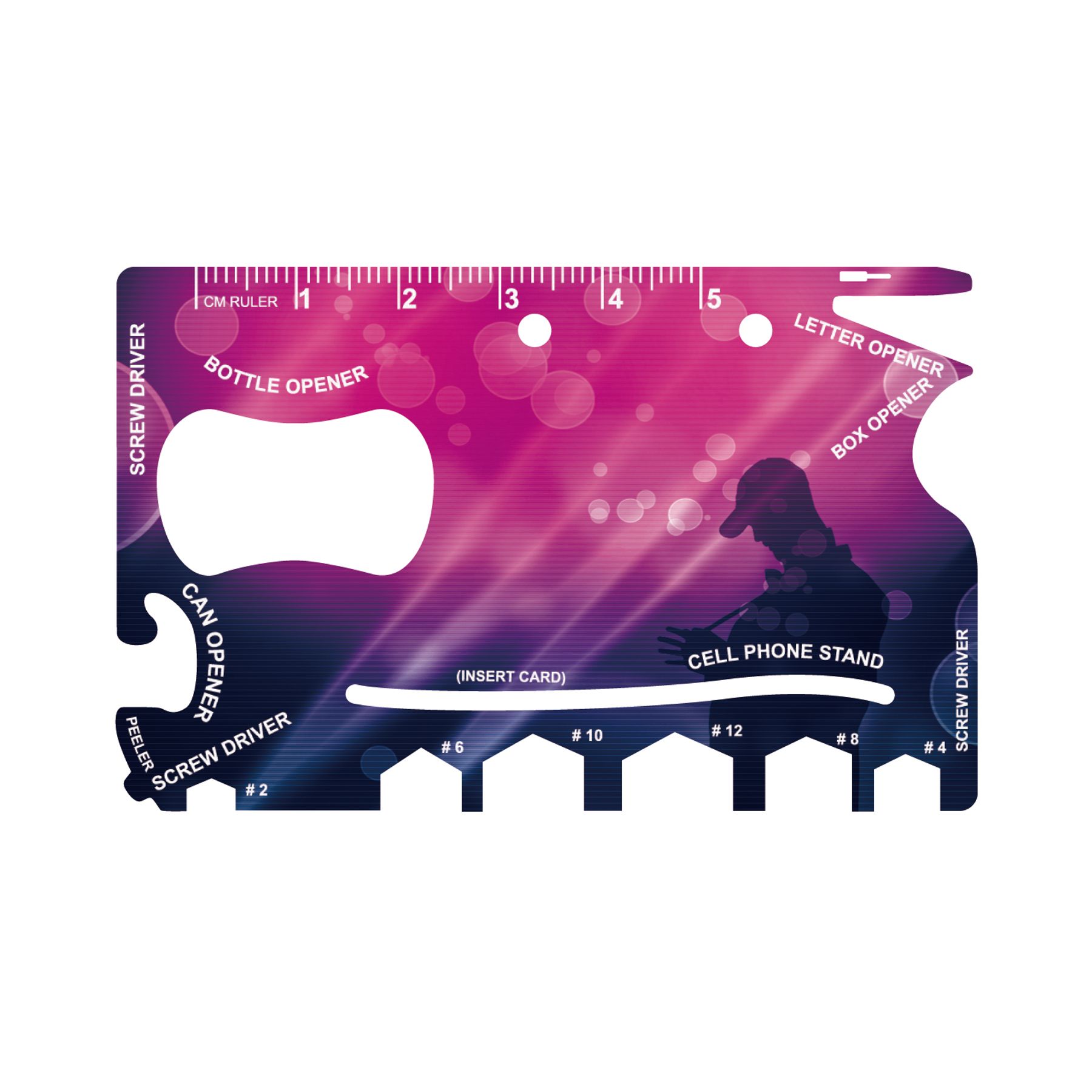 Full color print Card- sized Multi-tool - Image 5