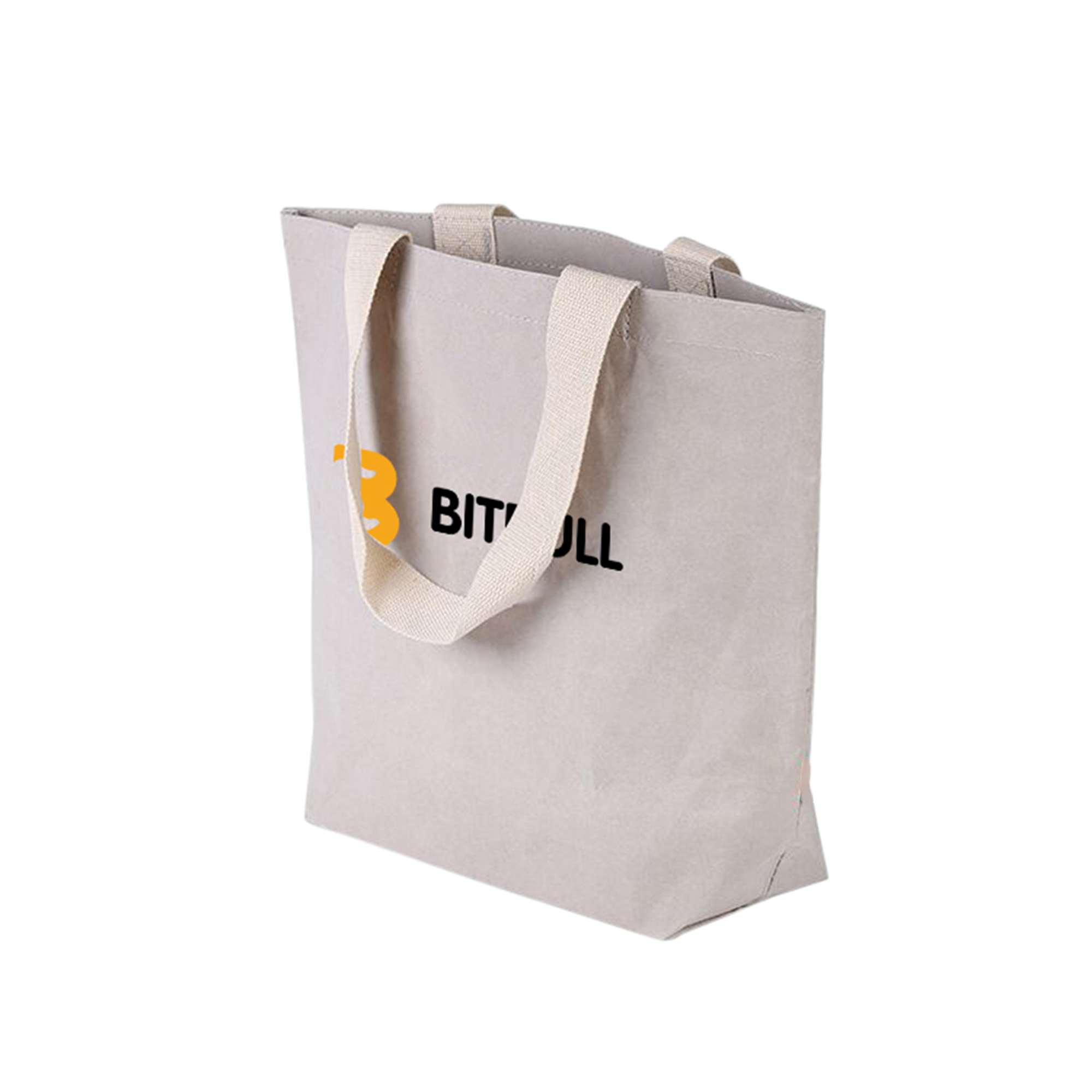 Large Washable Kraft Paper Bag with Cotton Handle(430x345x125mm) - Image 4