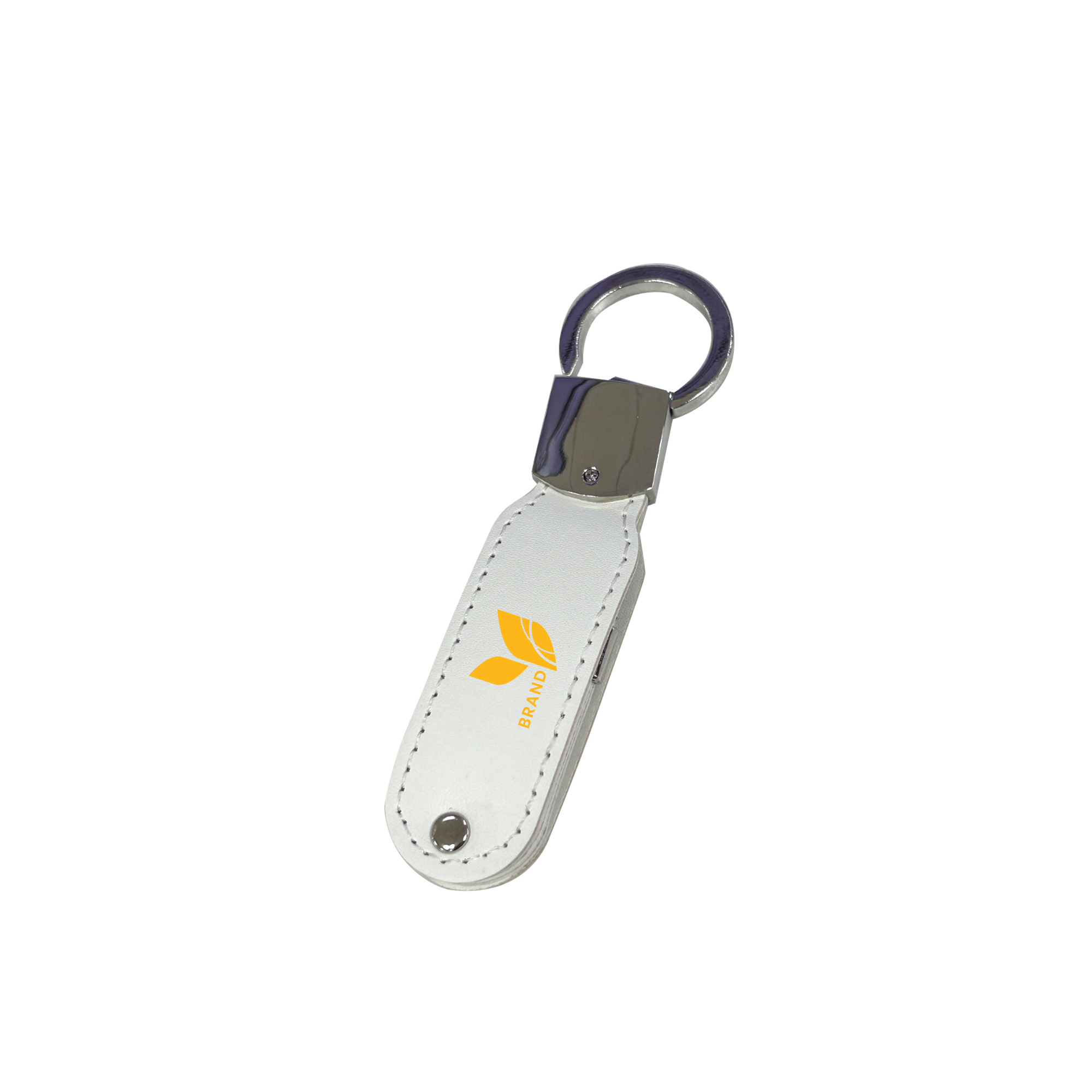 Leather Swivel Flash Drive - Image 3