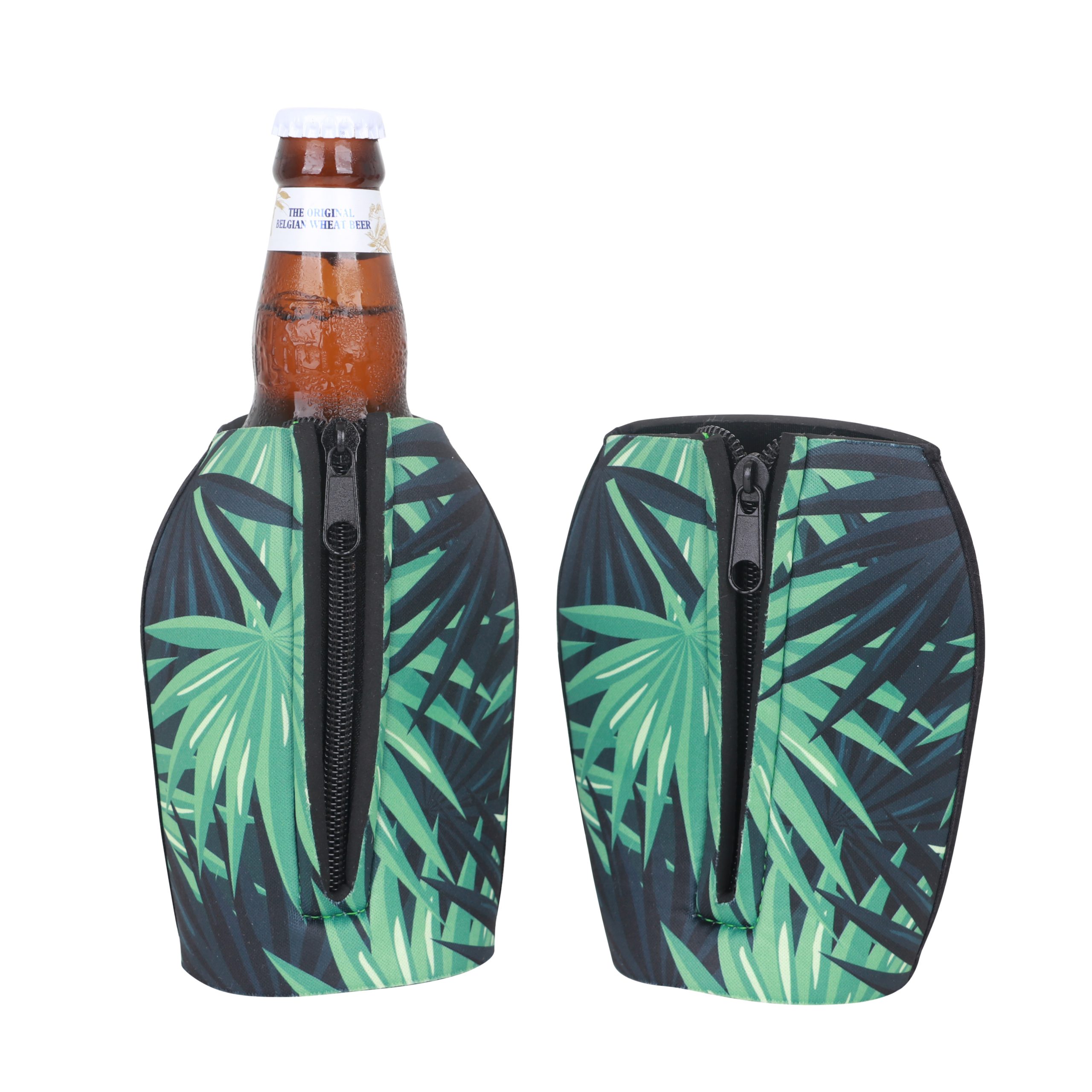 Short Bottle Cooler with Zipper - Image 13