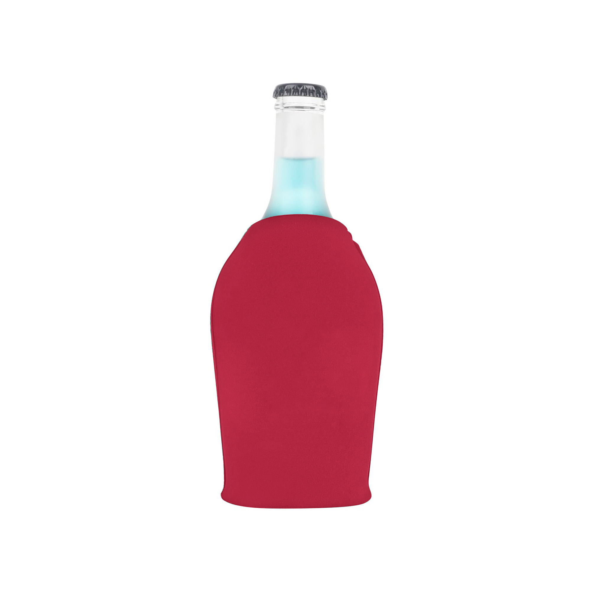 Short Bottle Cooler with Zipper - Image 6