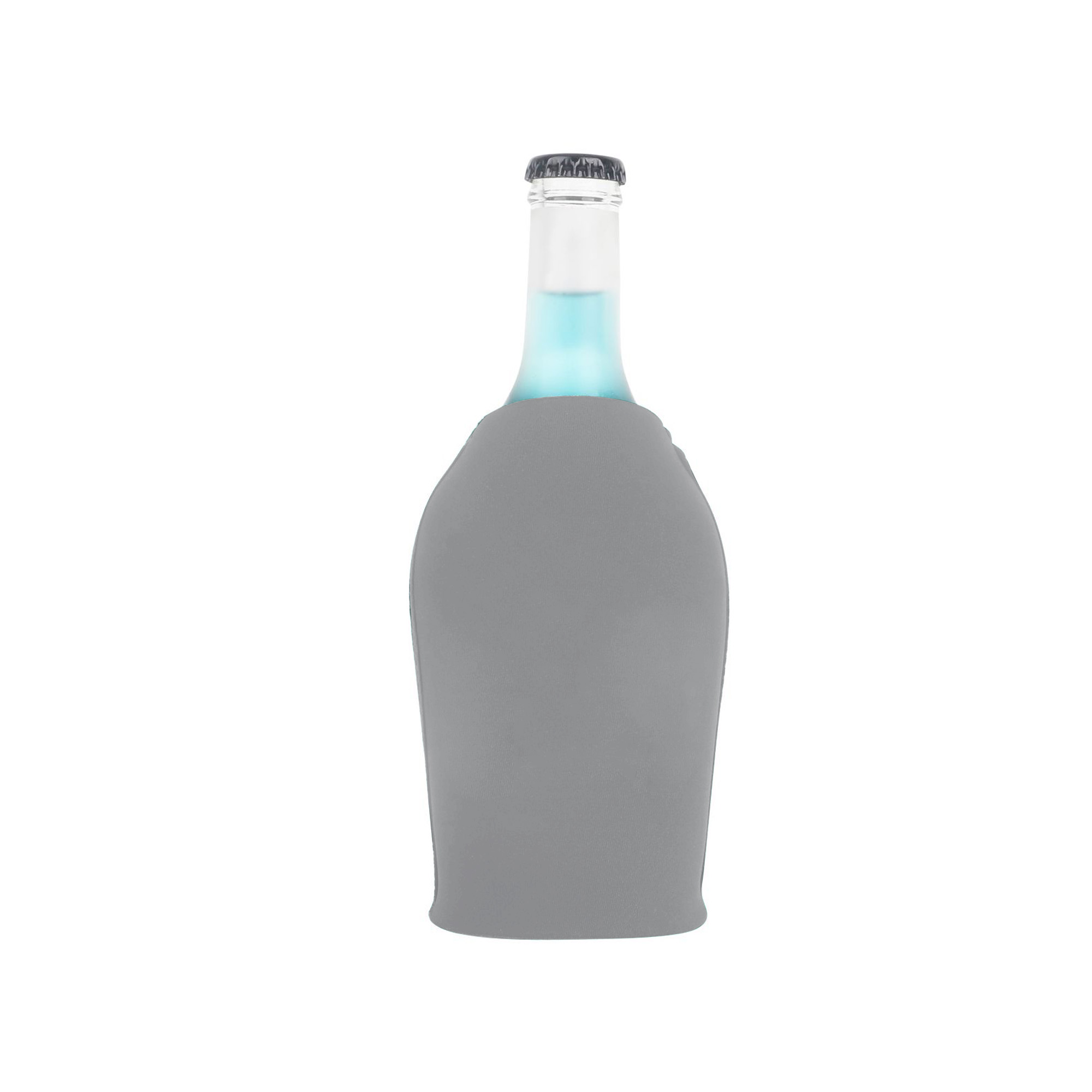 Short Bottle Cooler with Zipper - Image 9