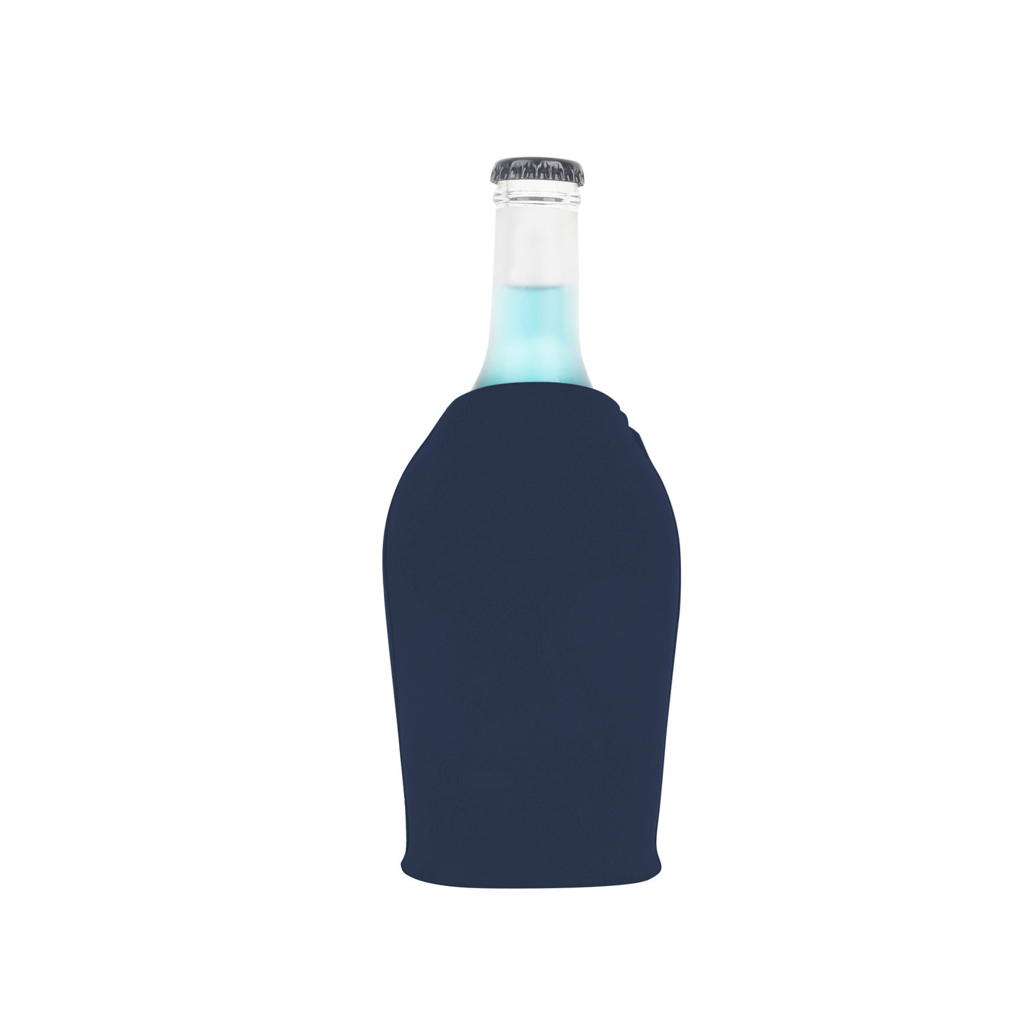 Short Bottle Cooler with Zipper - Image 2