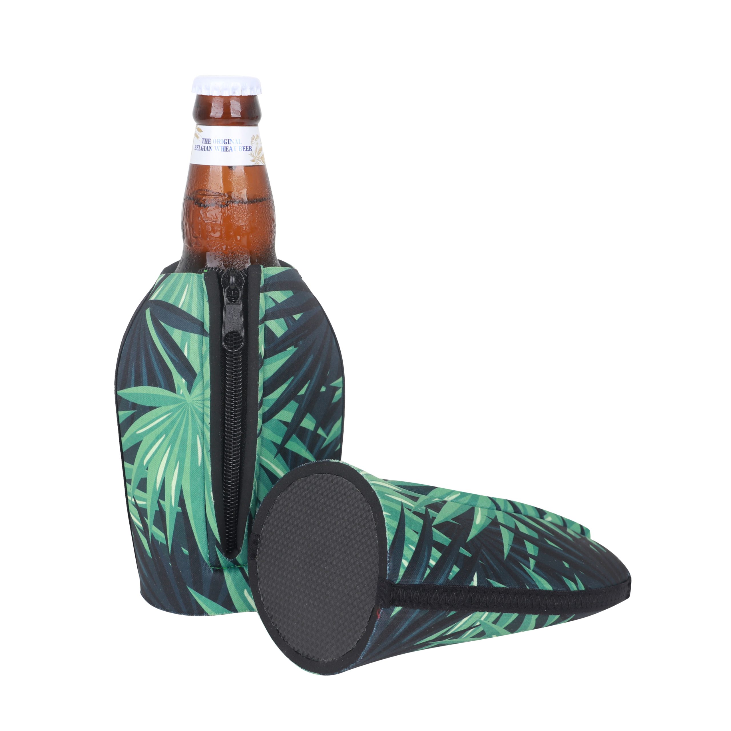 Short Bottle Cooler with Zipper - Image 14