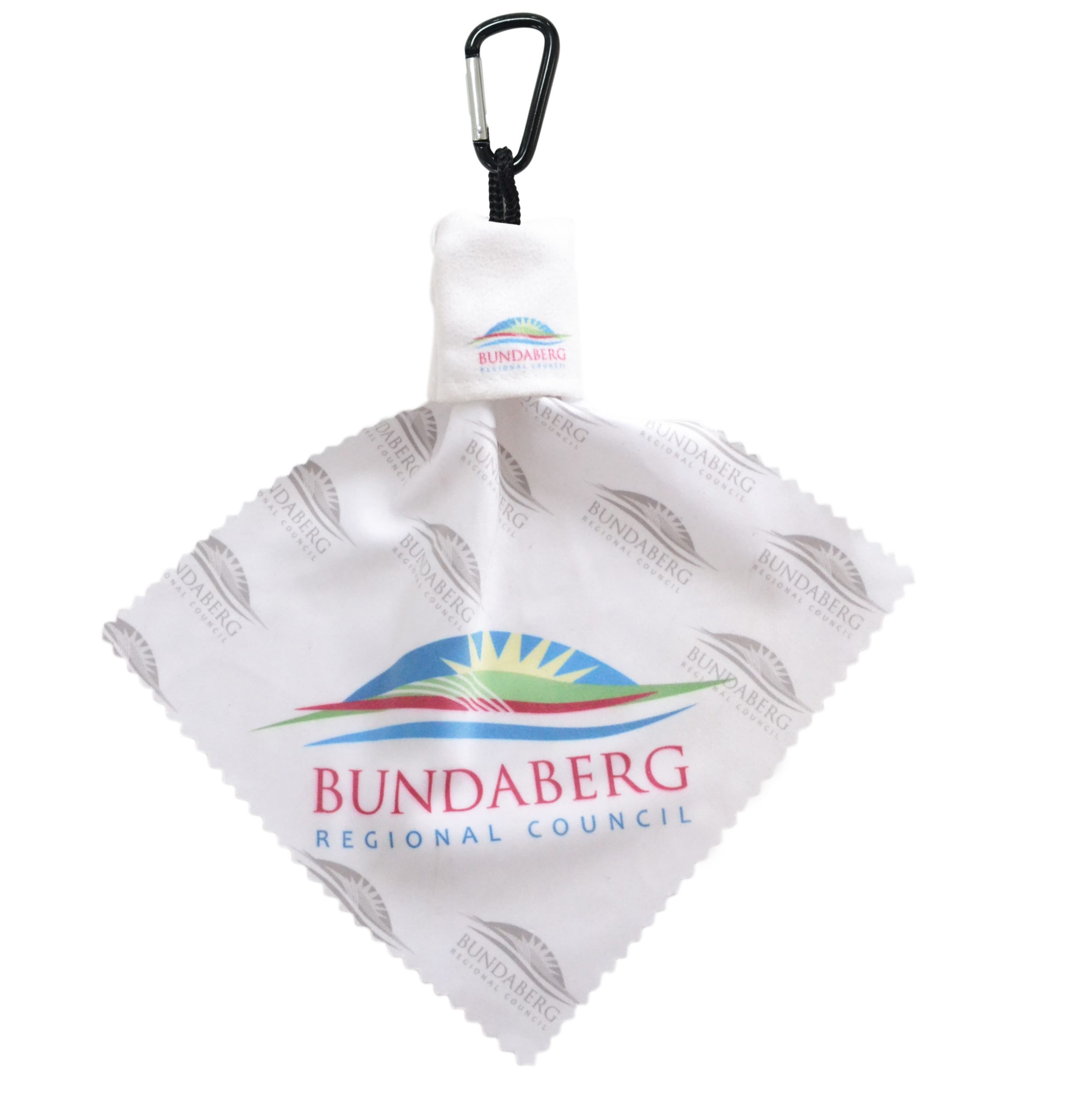 Microfibre Lens Cloth with Carabiner - Image 3