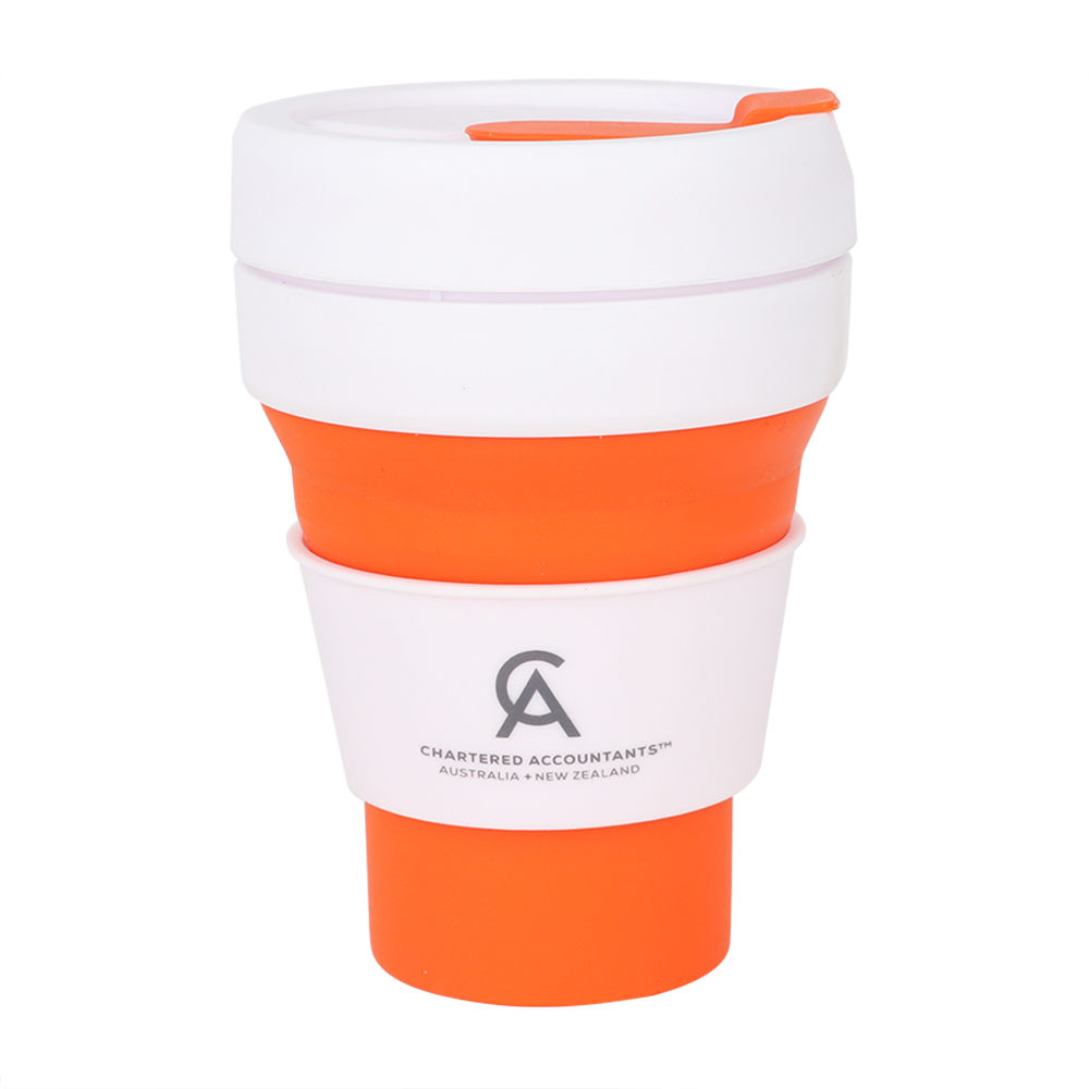 355ml Collapsible Silicon Coffee Cup - Image 7