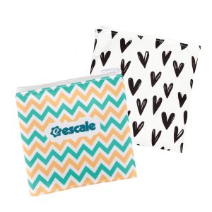 Reusable Food Pouch with Zipper Closure