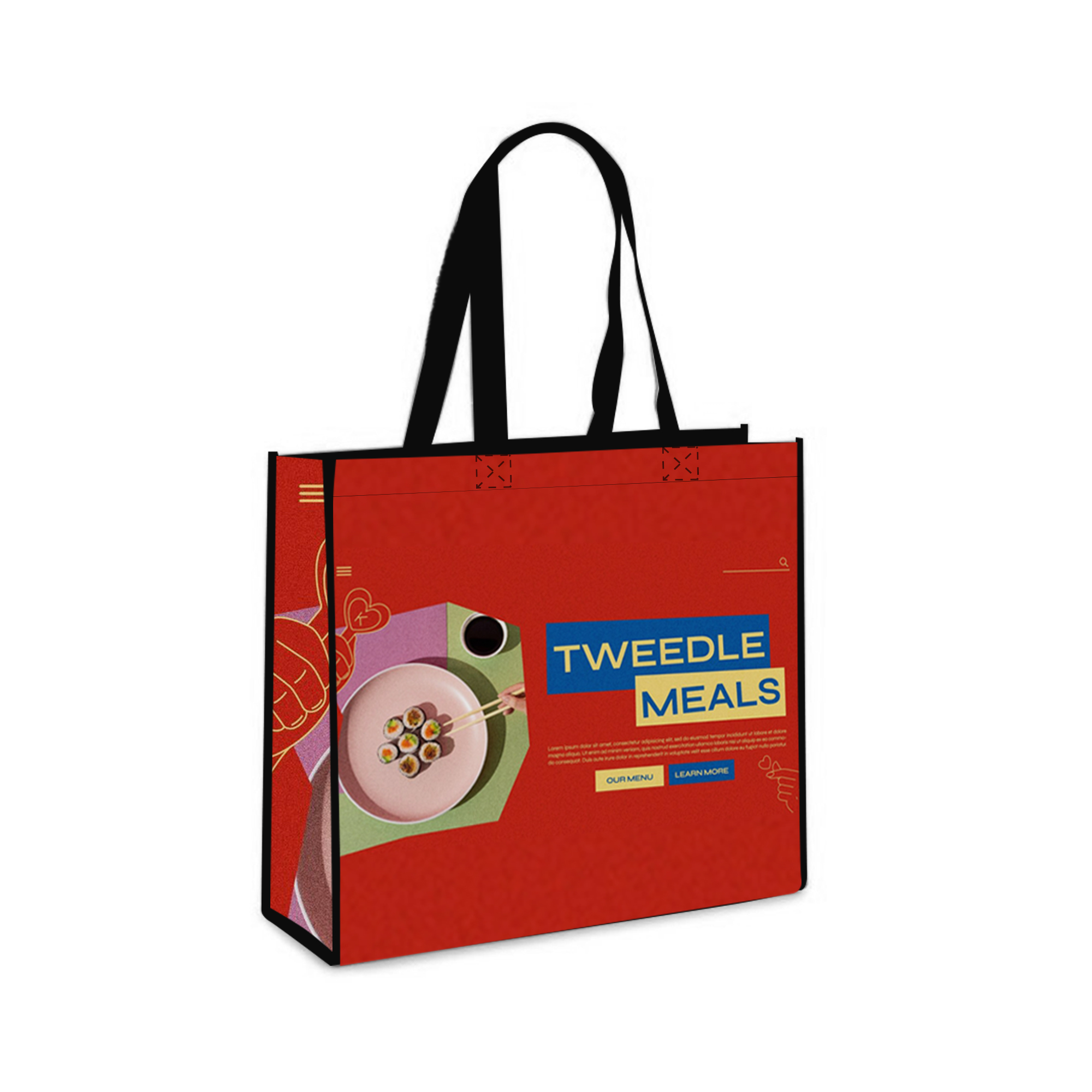 Full Colour Non Woven Trade Show bag - Image 3
