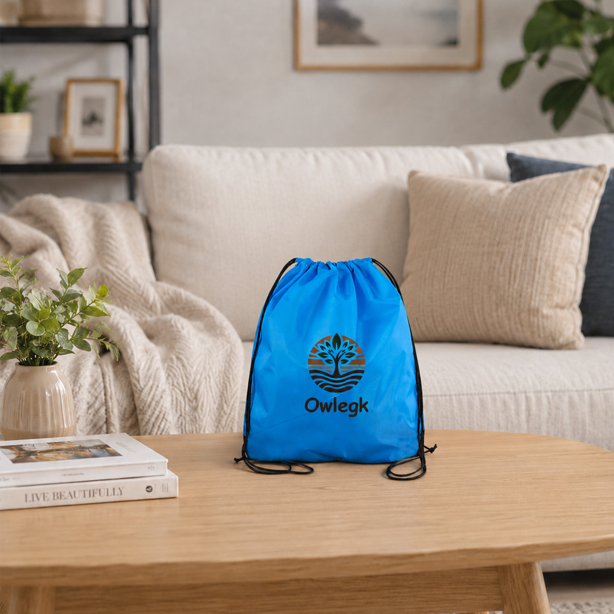 Normal Polyester Drawstring Bag - Image 18