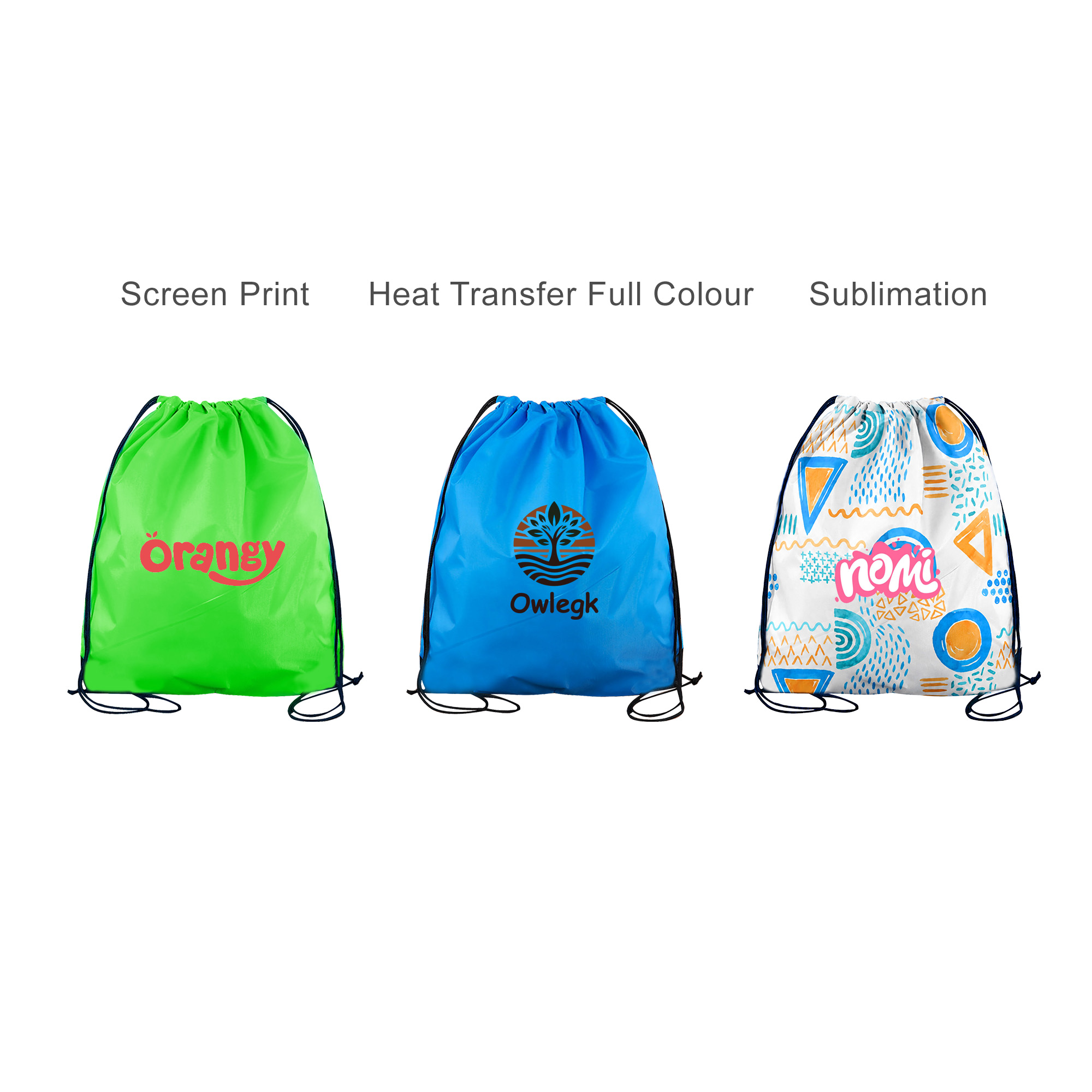 Normal Polyester Drawstring Bag - Image 14