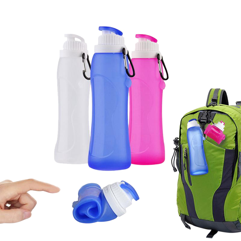 500ml Collapsible Silicone Drink Bottle - Image 12