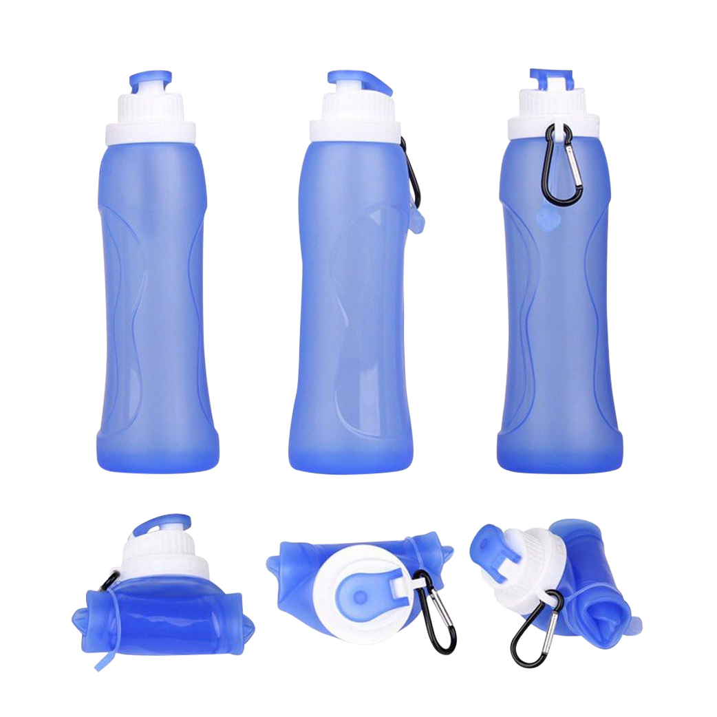 500ml Collapsible Silicone Drink Bottle - Image 6