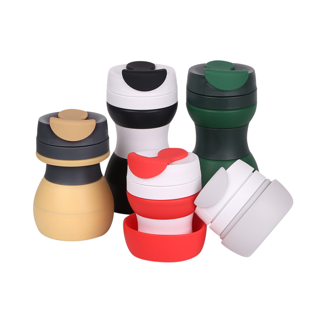 500ml Collapsible Silicone Coffee Travel Cup - Image 11