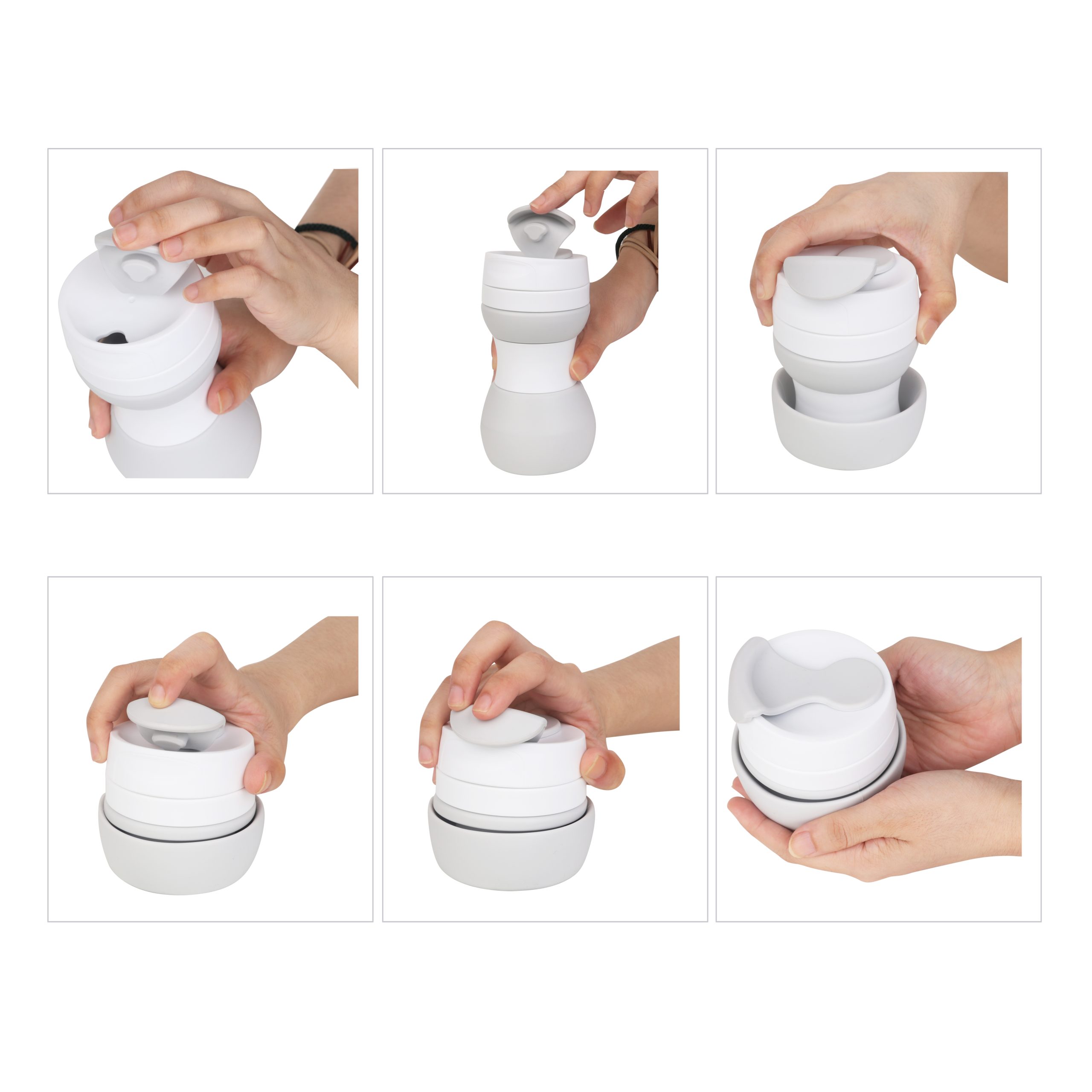500ml Collapsible Silicone Coffee Travel Cup - Image 15