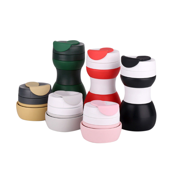 500ml Collapsible Silicone Coffee Travel Cup - Image 13