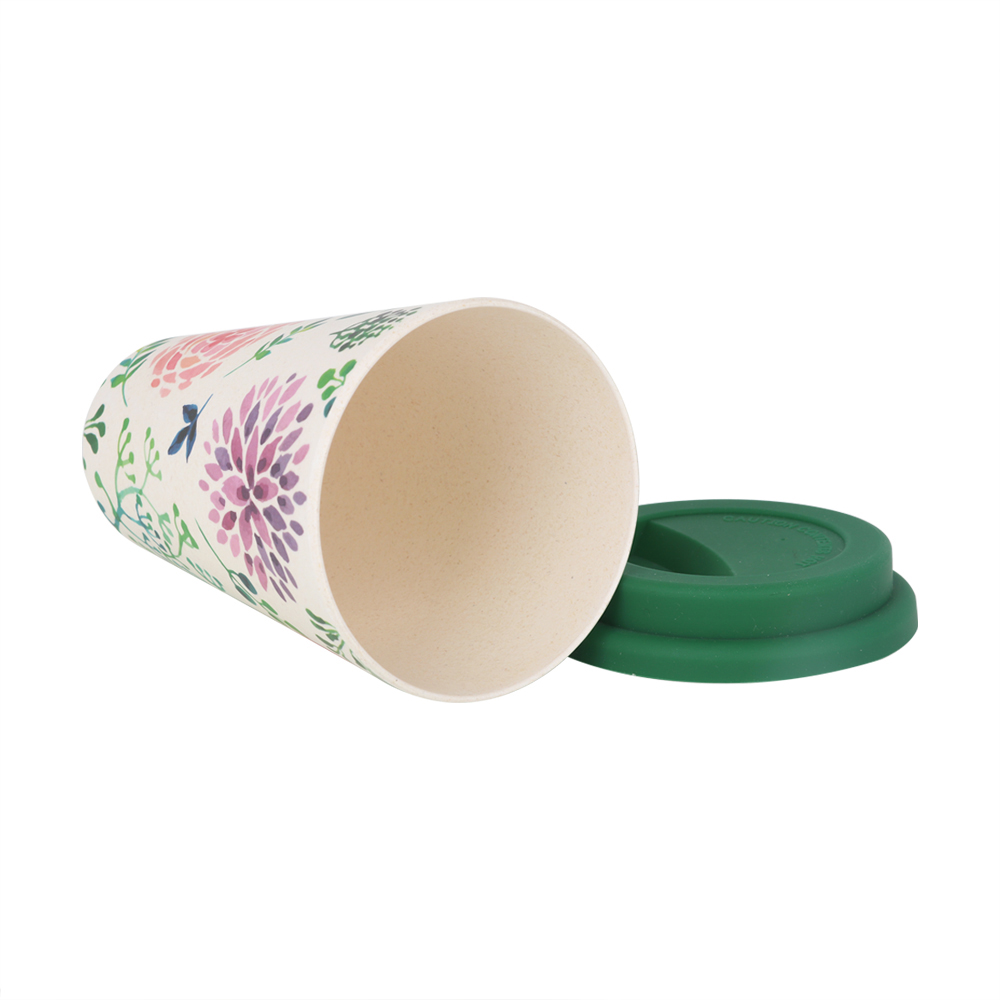 400ml Reusable Bamboo Coffee Cup - Image 7