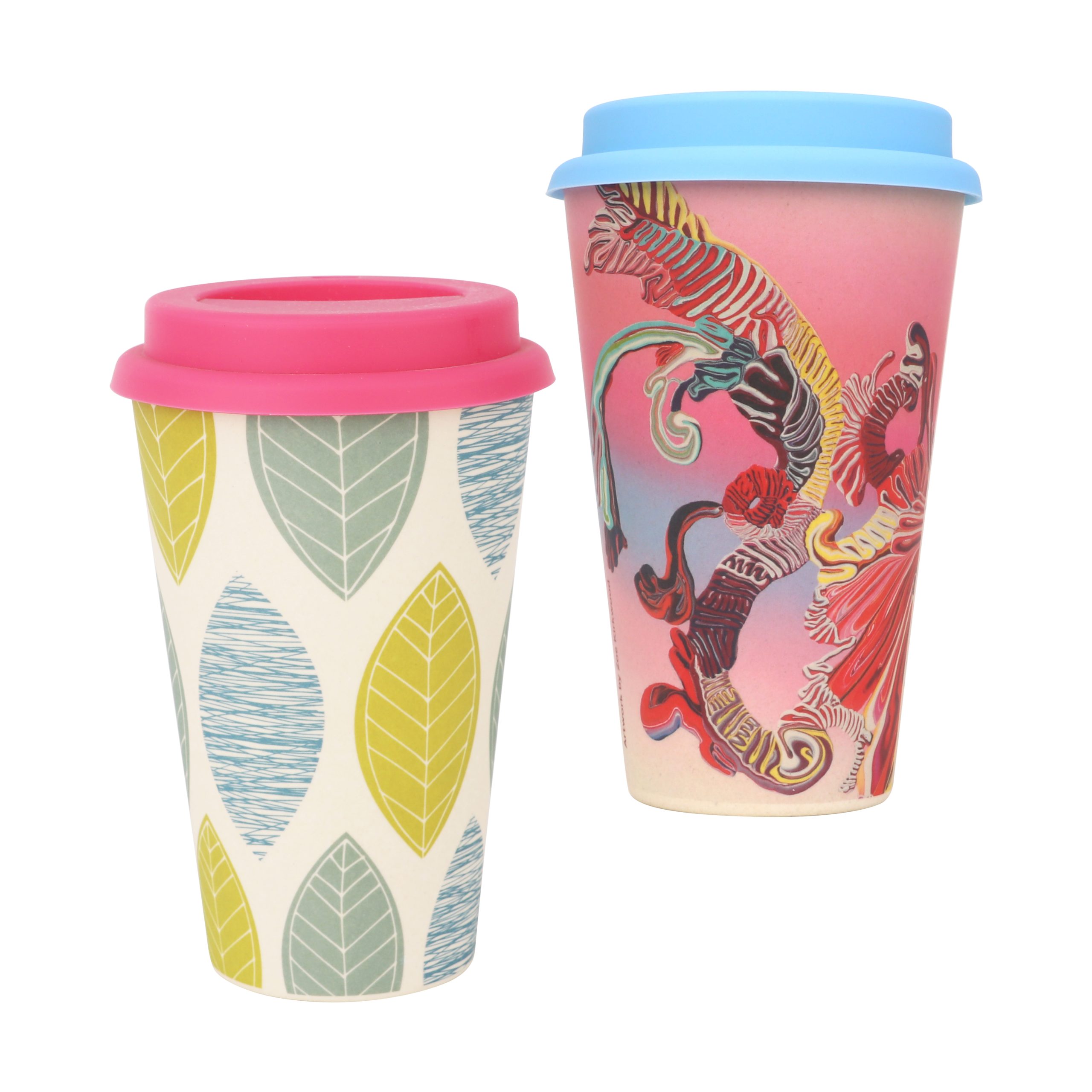 400ml Reusable Bamboo Coffee Cup - Image 4