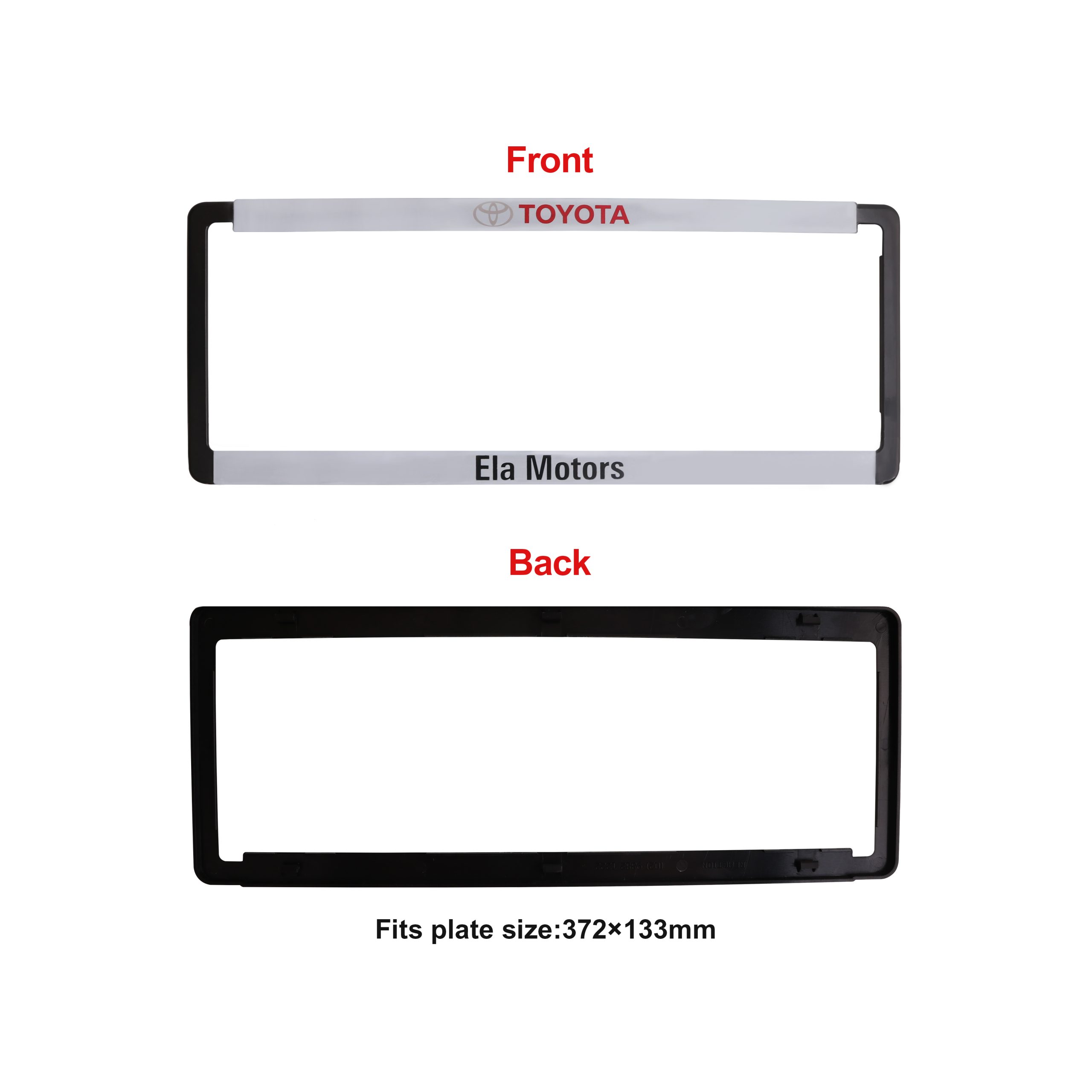Plastic Licence Plate Frame - Image 7