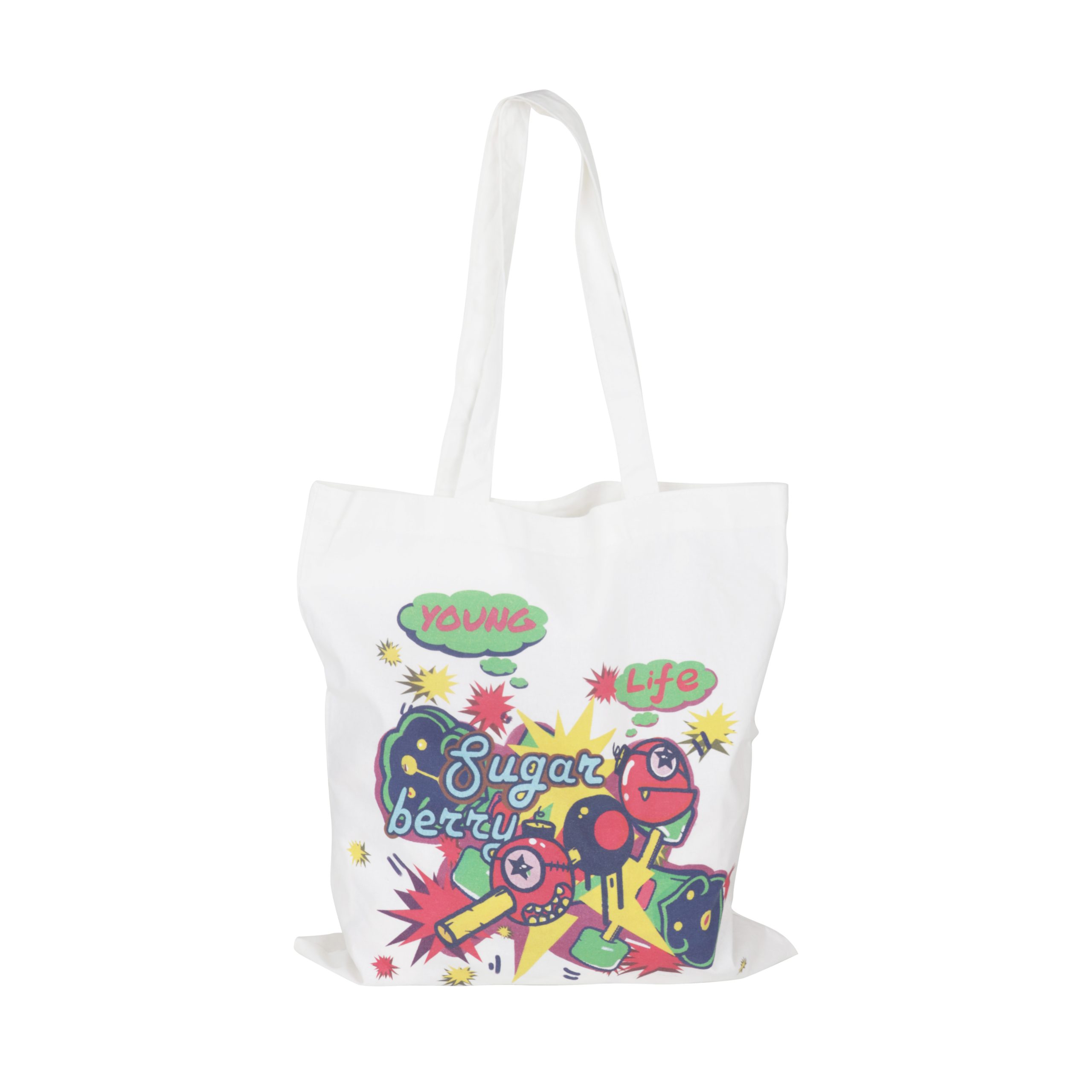 170gsm Digital Print Long Handle Cotton Bag - Image 5