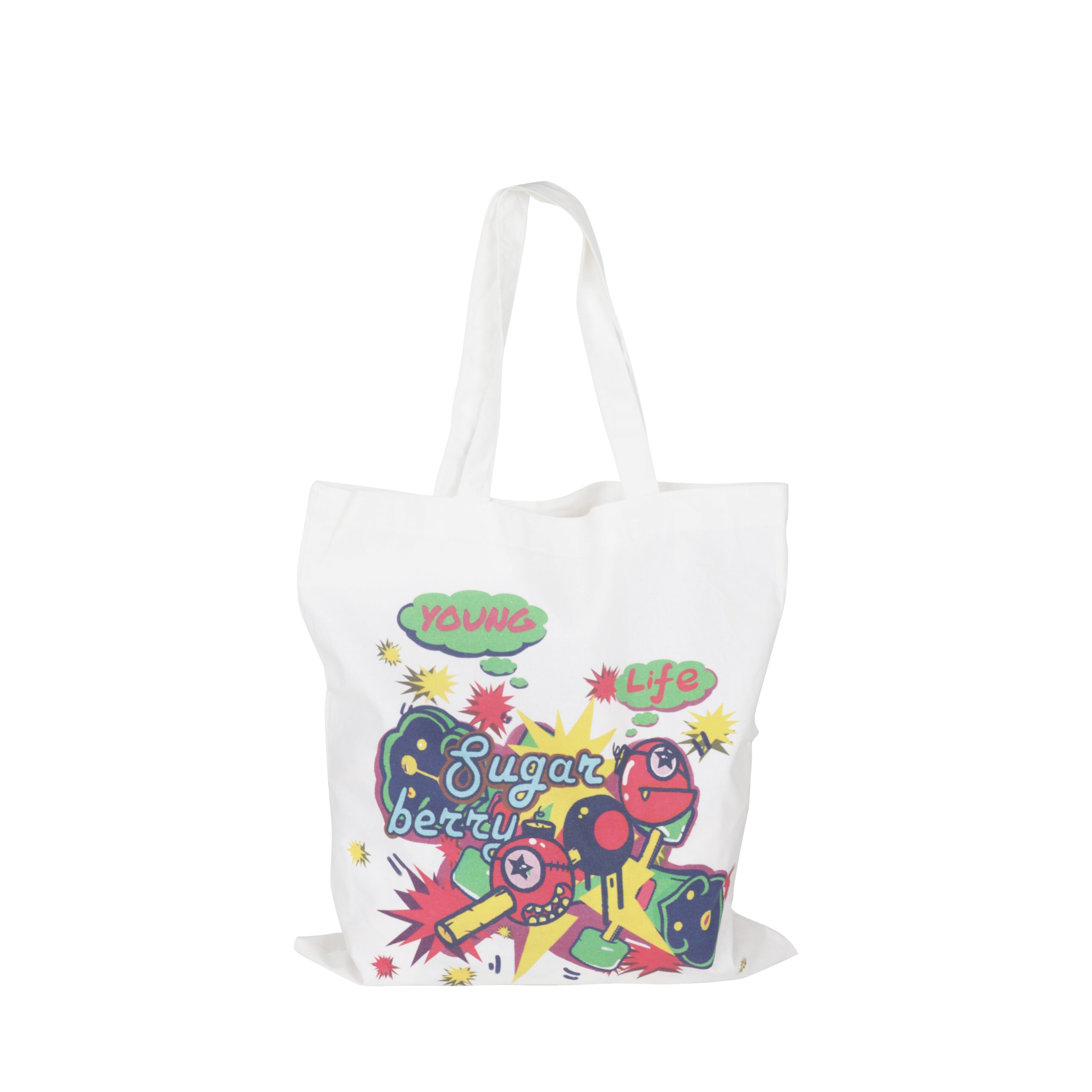 170gsm Digital Print Short Handle Cotton Bag - Image 4