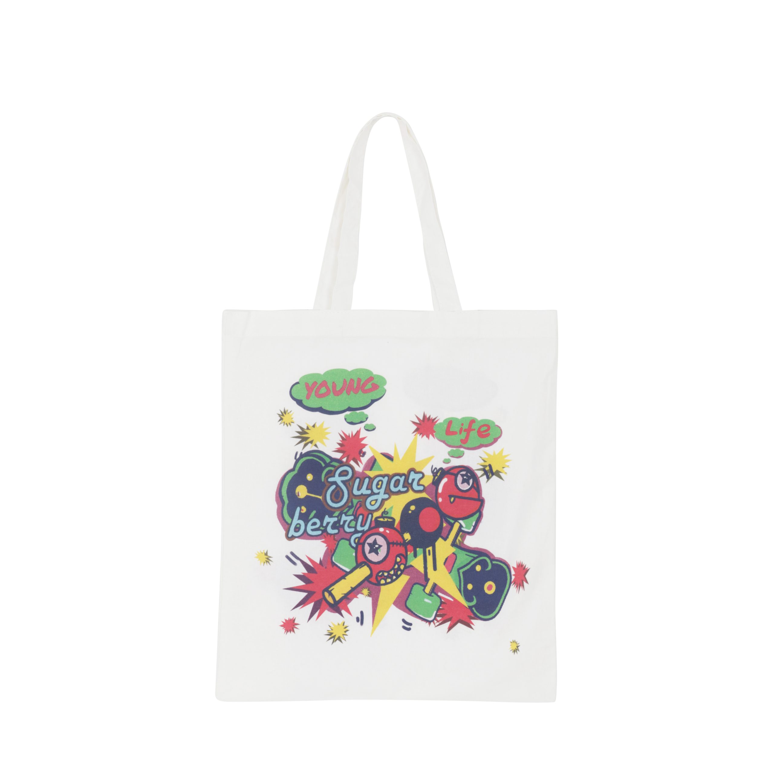 170gsm Digital Print Short Handle Cotton Bag - Image 3