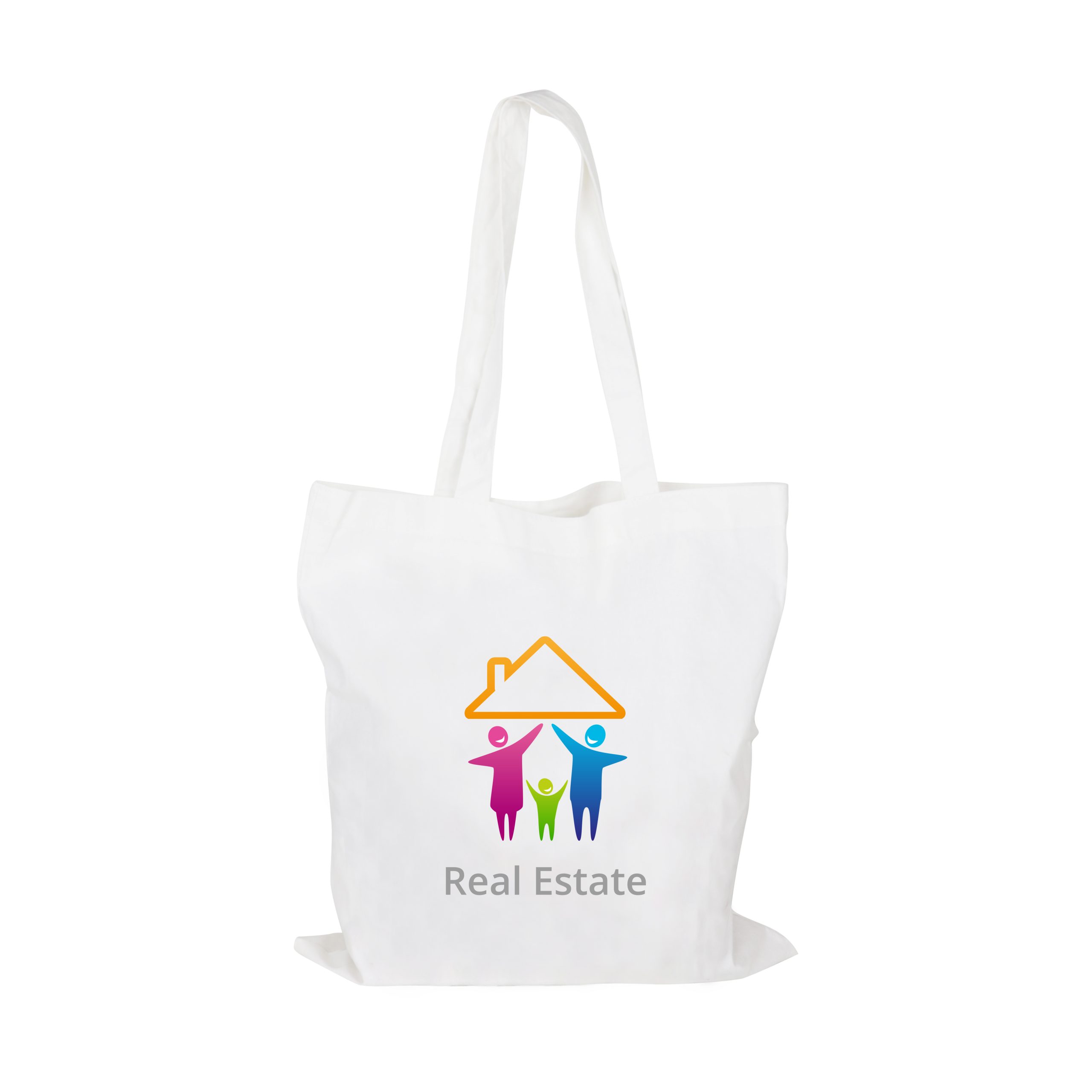 170gsm Long Handle Cotton Bag - Image 8