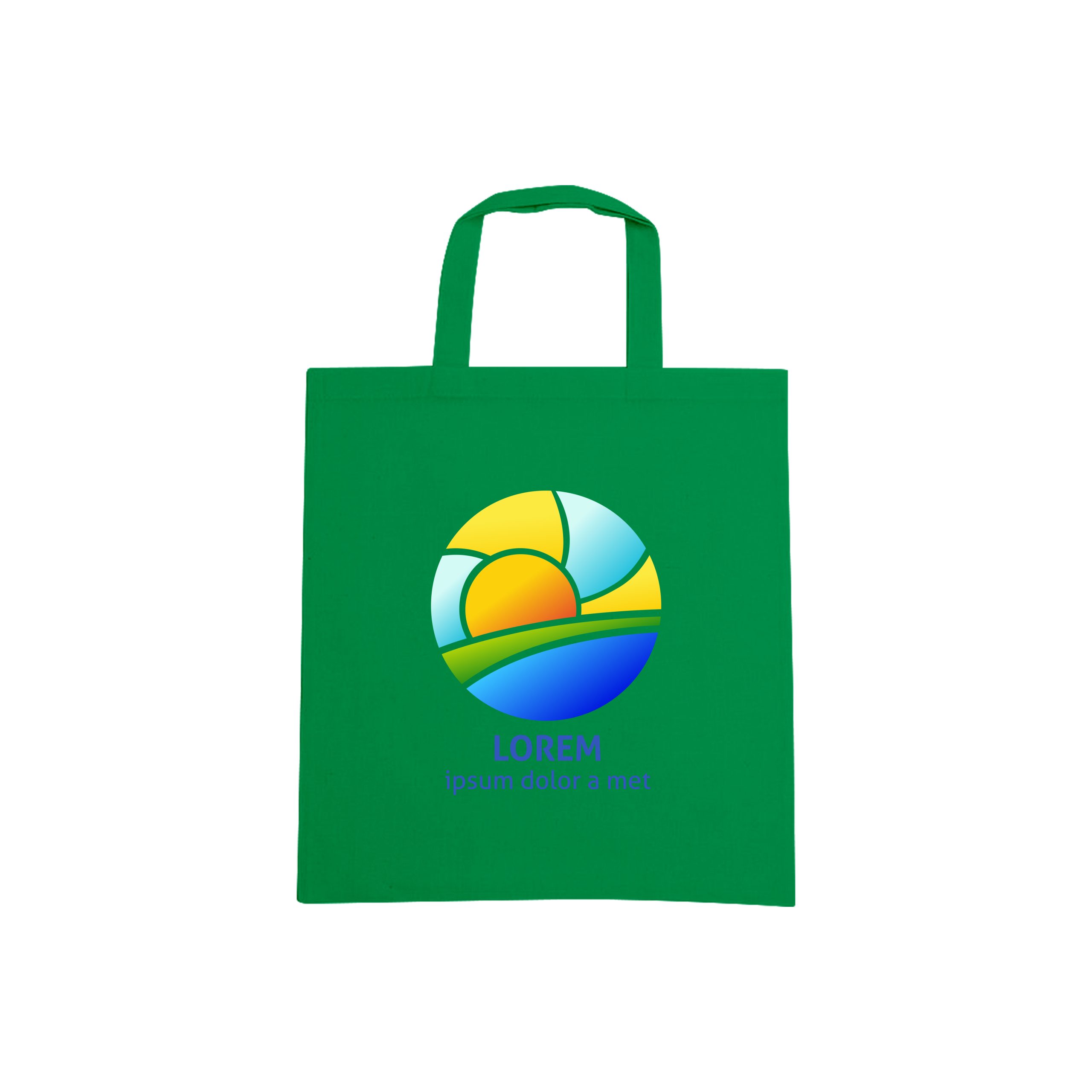 170gsm Short Handle Cotton Bag - Image 4