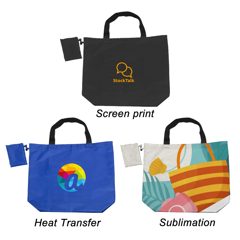 Foldaway Shopping Bag with Clip - Image 10