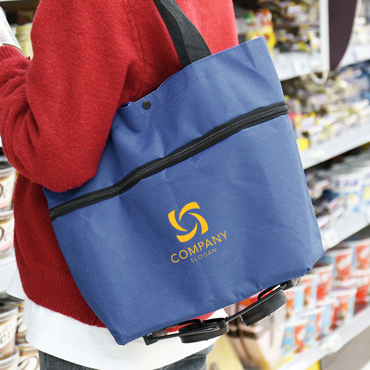 2 in 1 Collapsible Shopping Trolley Bag - Image 8