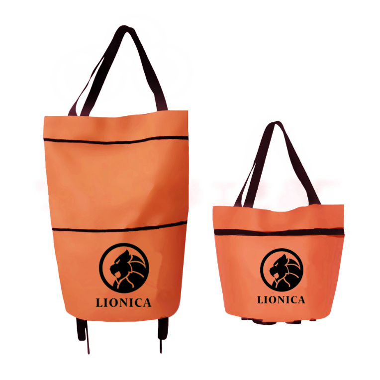 2 in 1 Collapsible Shopping Trolley Bag - Image 4