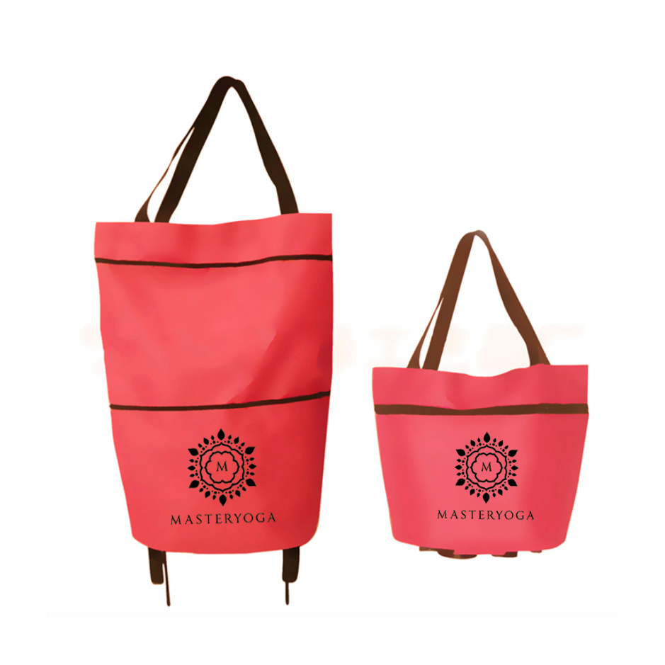 2 in 1 Collapsible Shopping Trolley Bag - Image 6