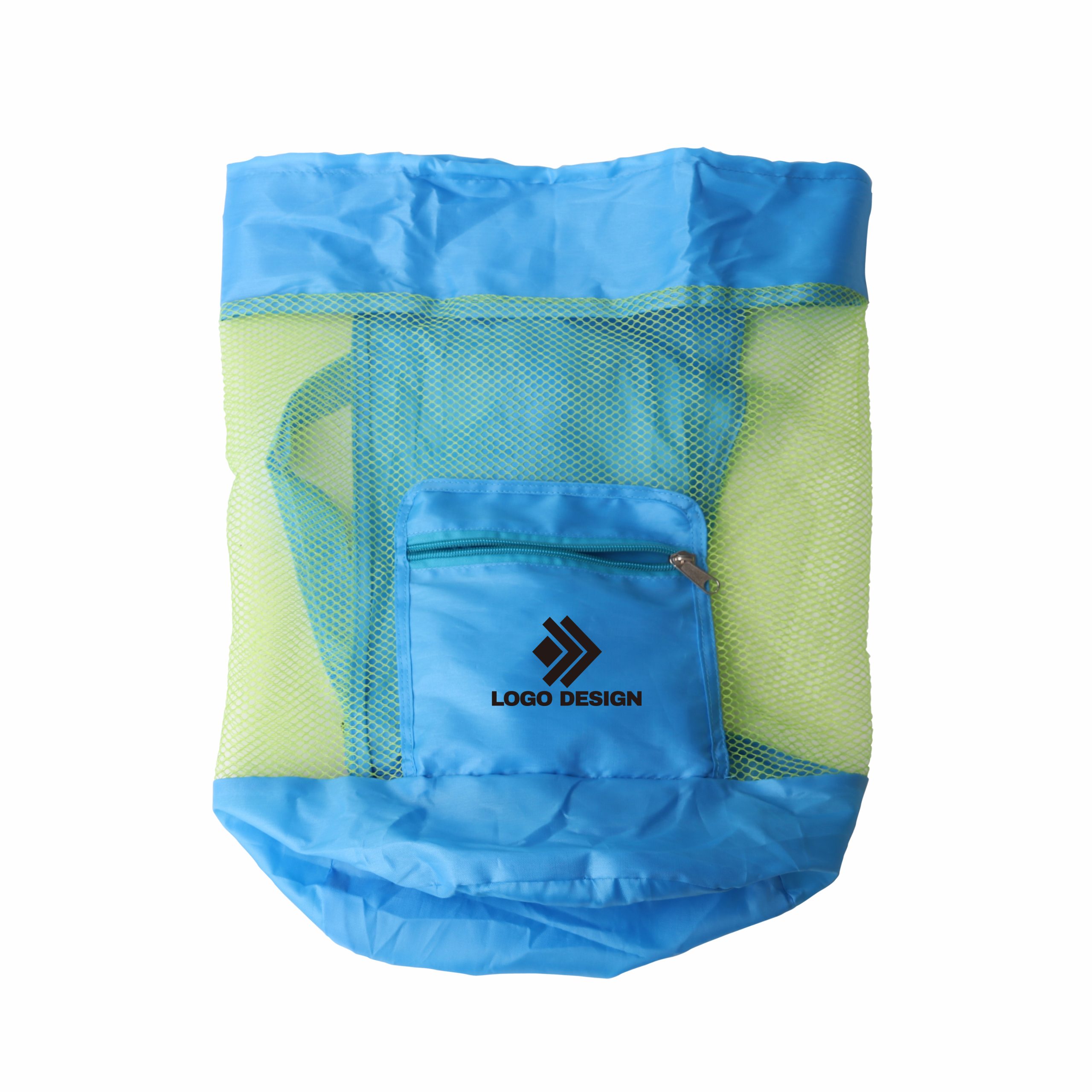 Foldable Mesh Drawstring Backpack - Image 16