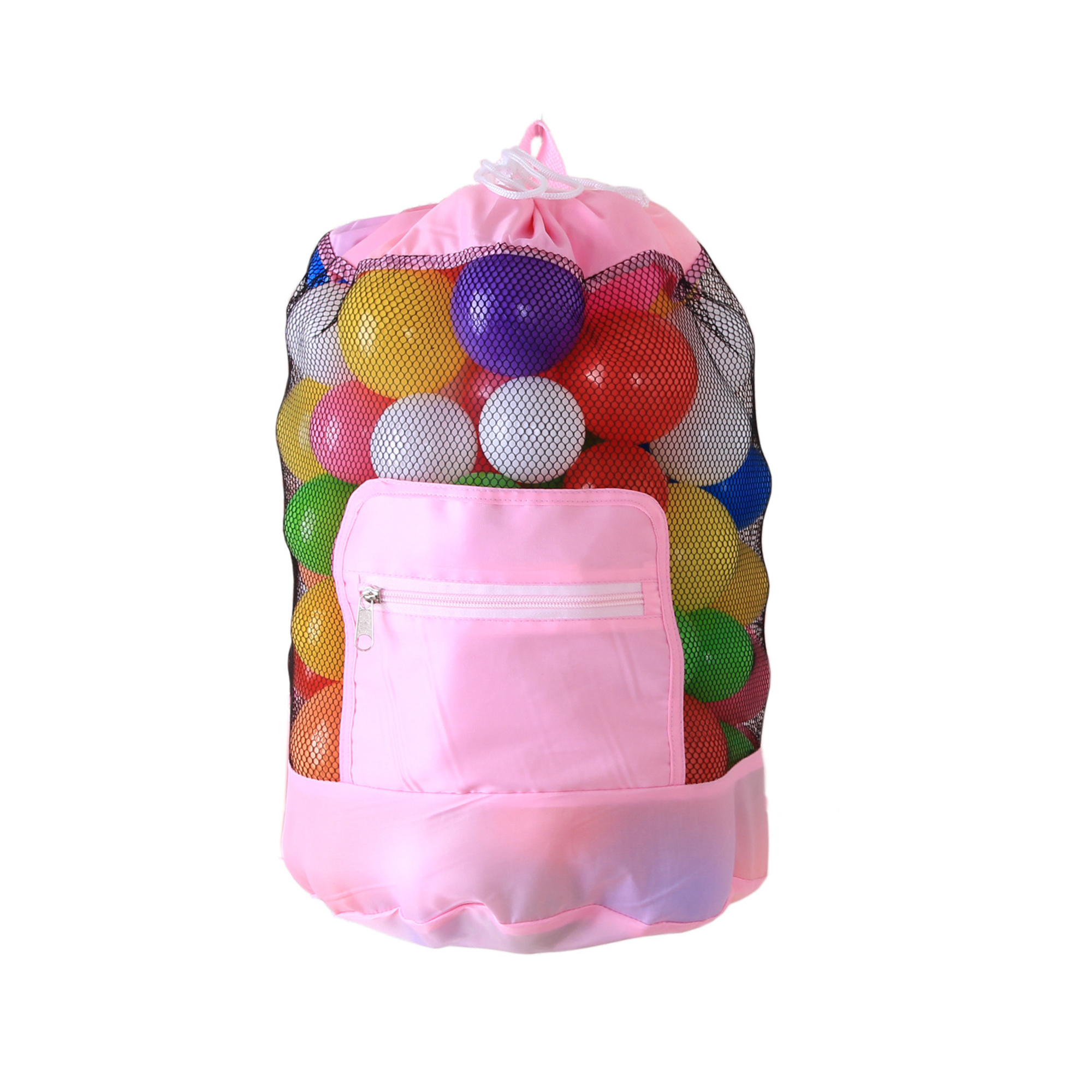 Foldable Mesh Drawstring Backpack - Image 3