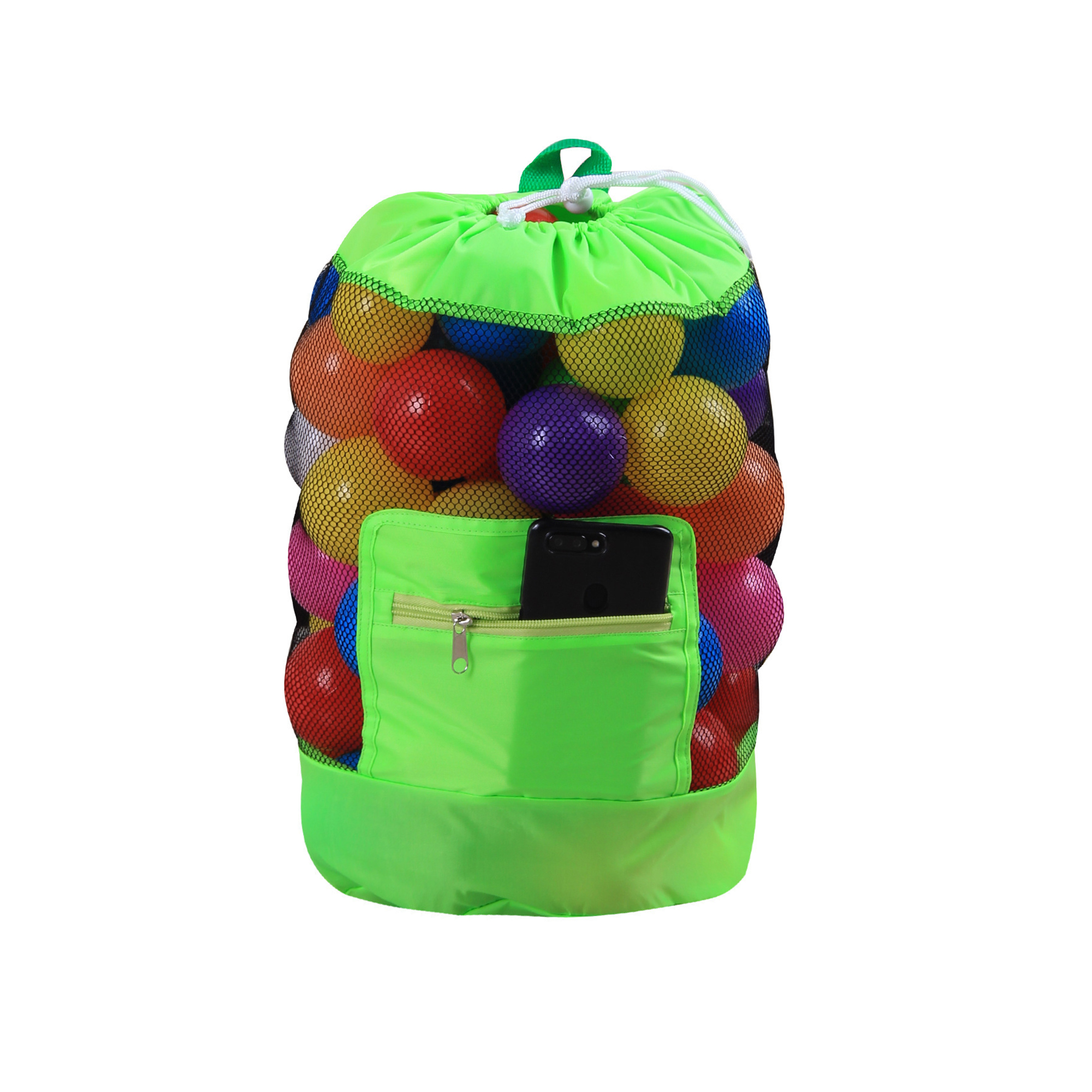 Foldable Mesh Drawstring Backpack - Image 8