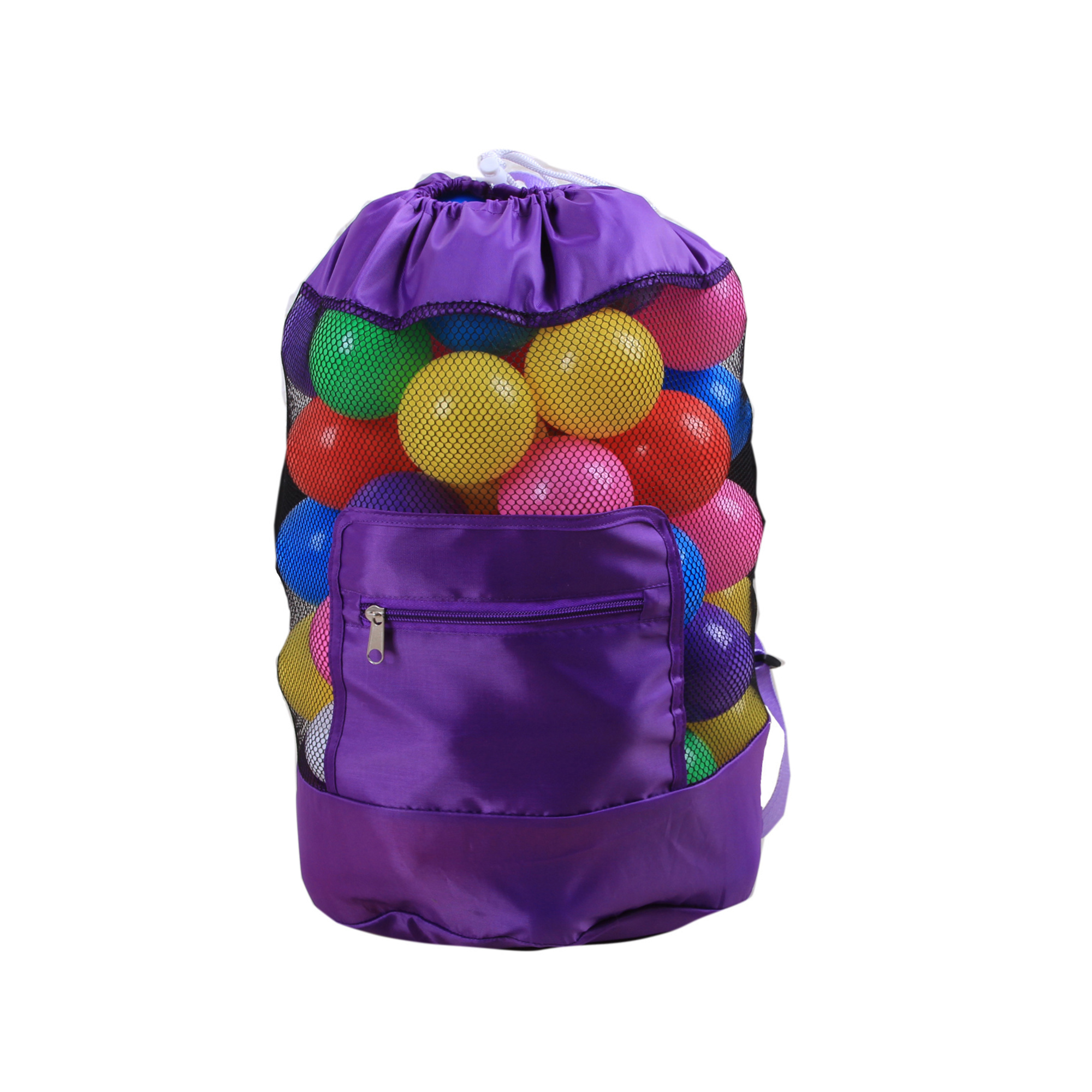 Foldable Mesh Drawstring Backpack - Image 9