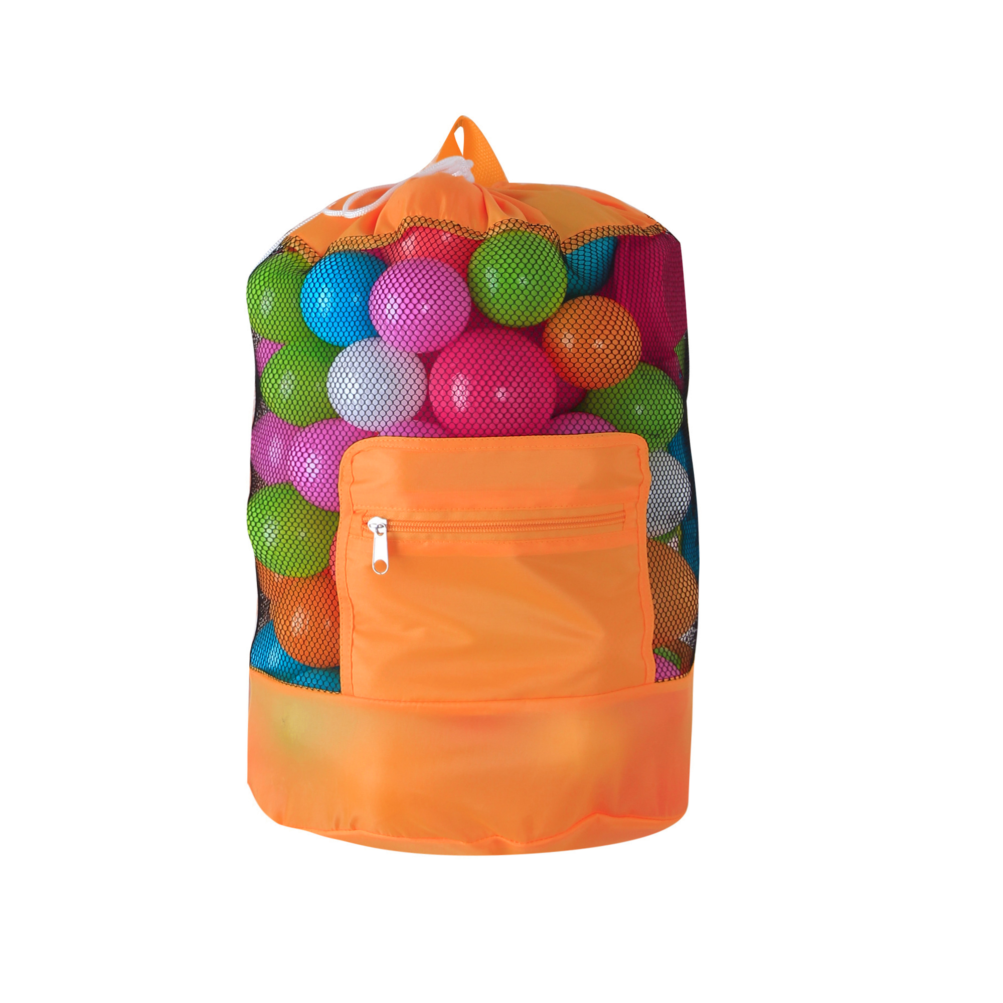 Foldable Mesh Drawstring Backpack - Image 2