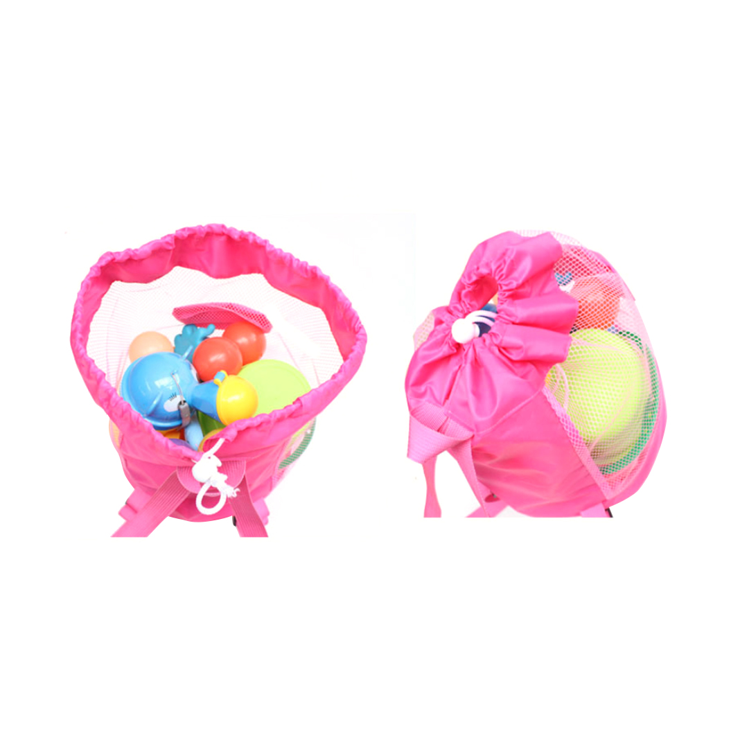 Foldable Mesh Drawstring Backpack - Image 14