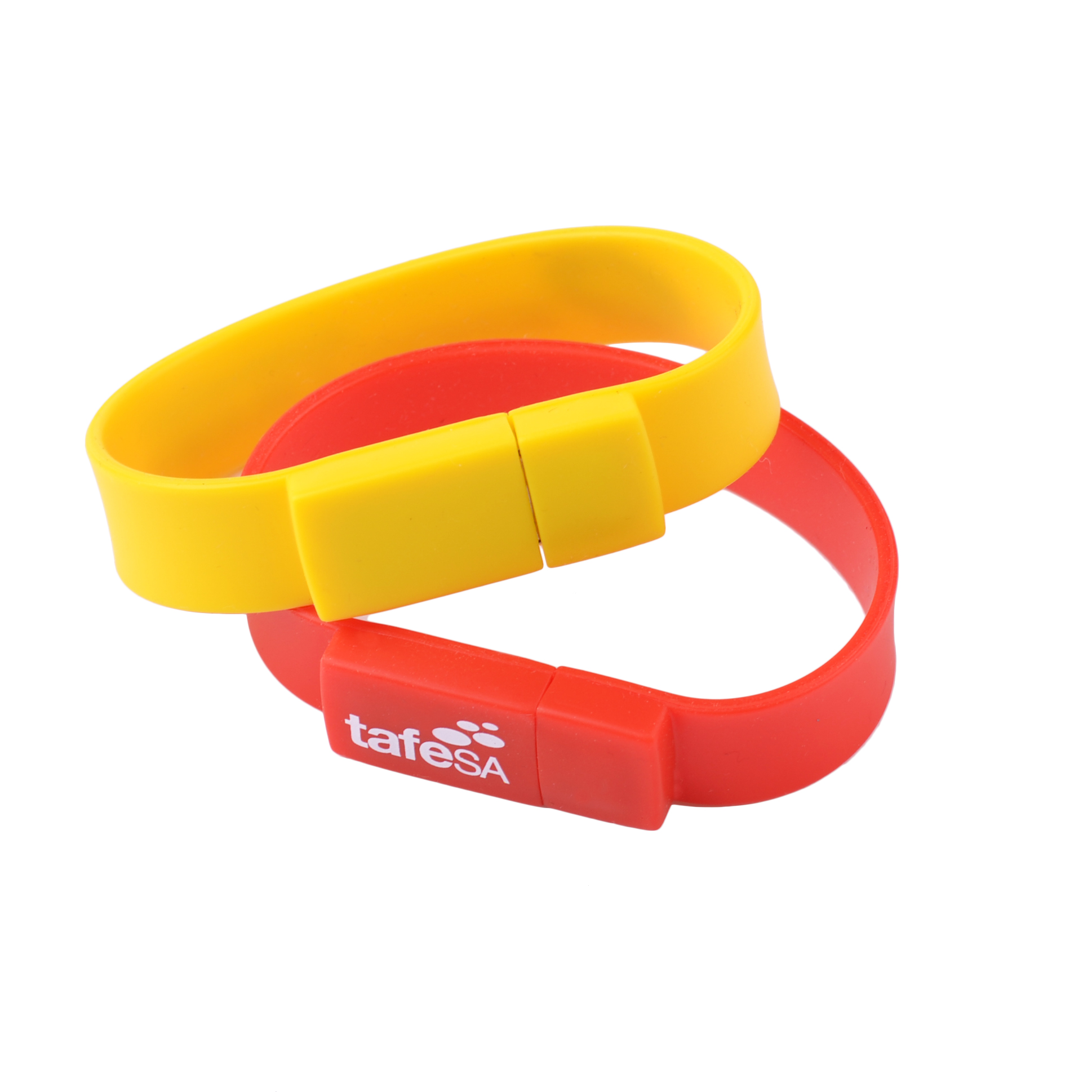 Rectangular Silicone Wristband Flash Drive - Image 14
