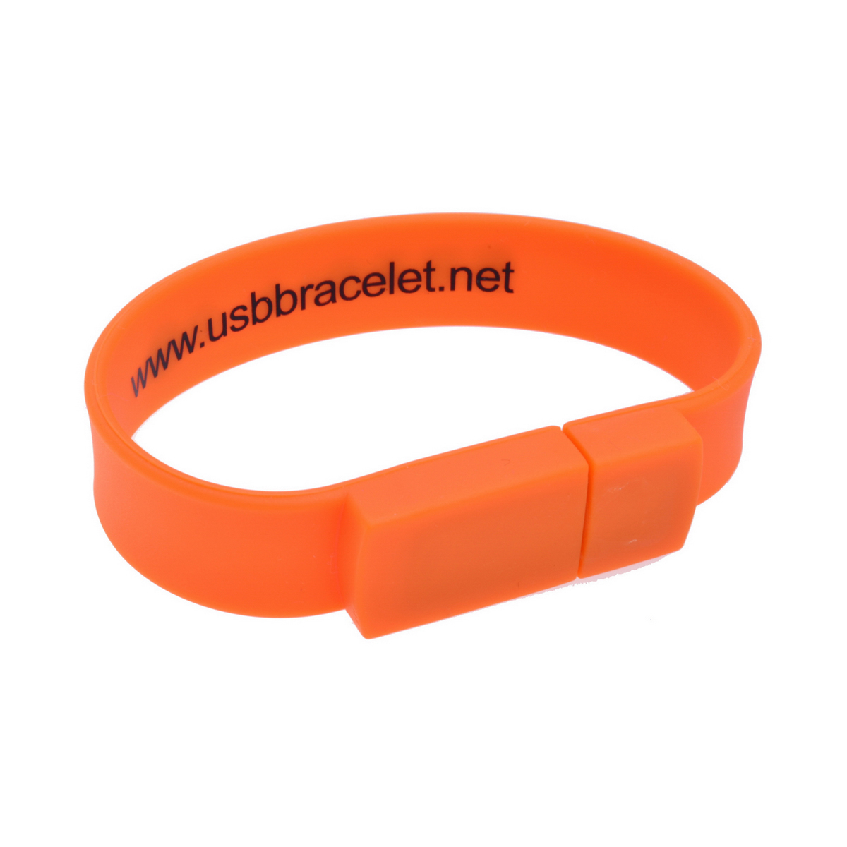 Rectangular Silicone Wristband Flash Drive - Image 12