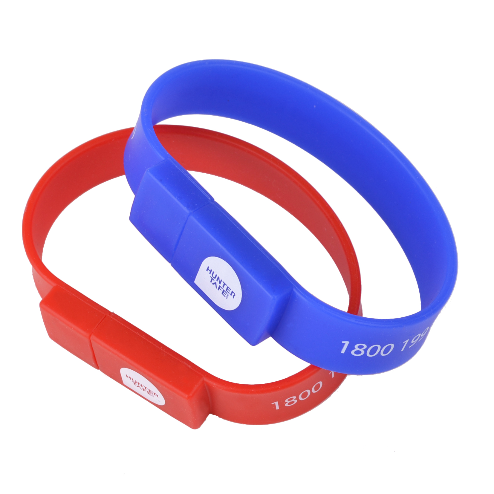 Rectangular Silicone Wristband Flash Drive - Image 16