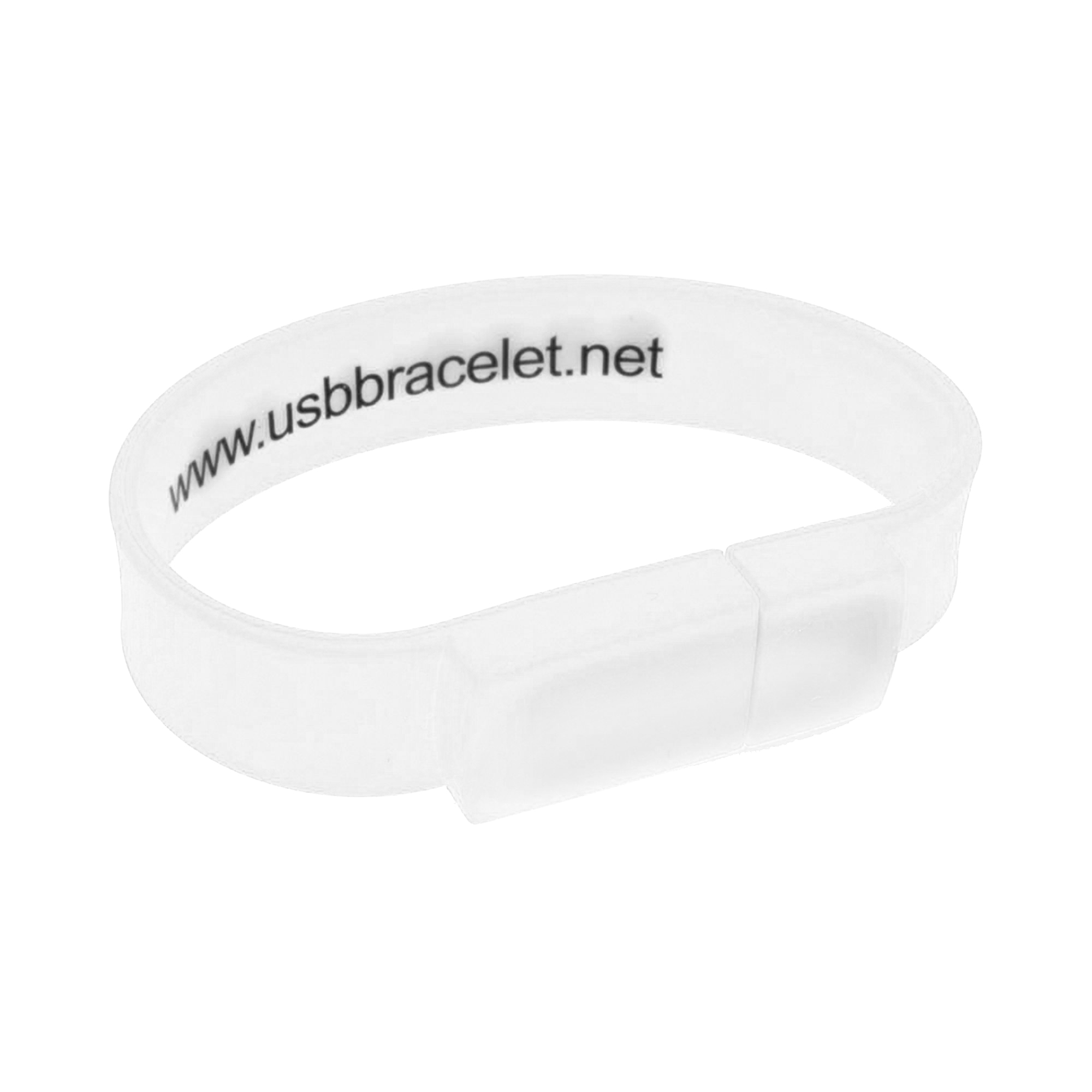 Rectangular Silicone Wristband Flash Drive - Image 3