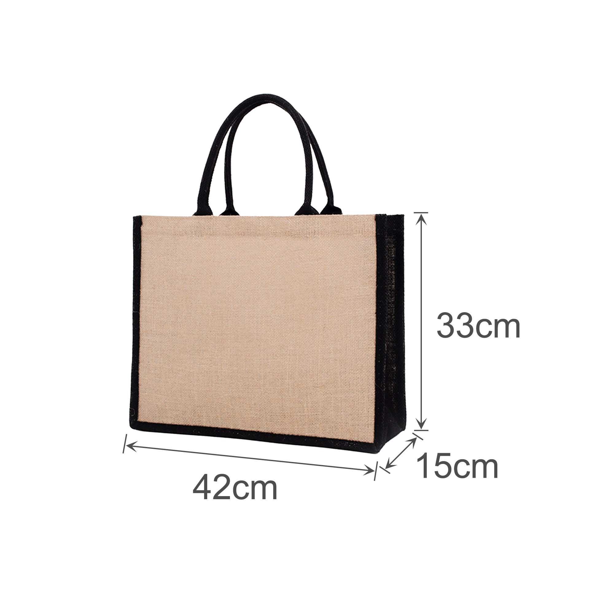 Coloured Jute Tote Bag - Image 7