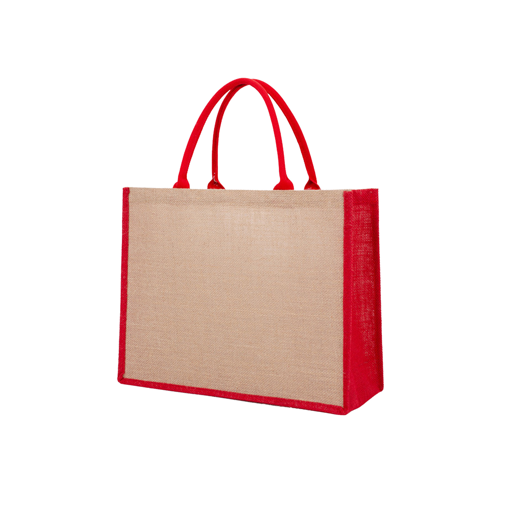 Coloured Jute Tote Bag - Image 4