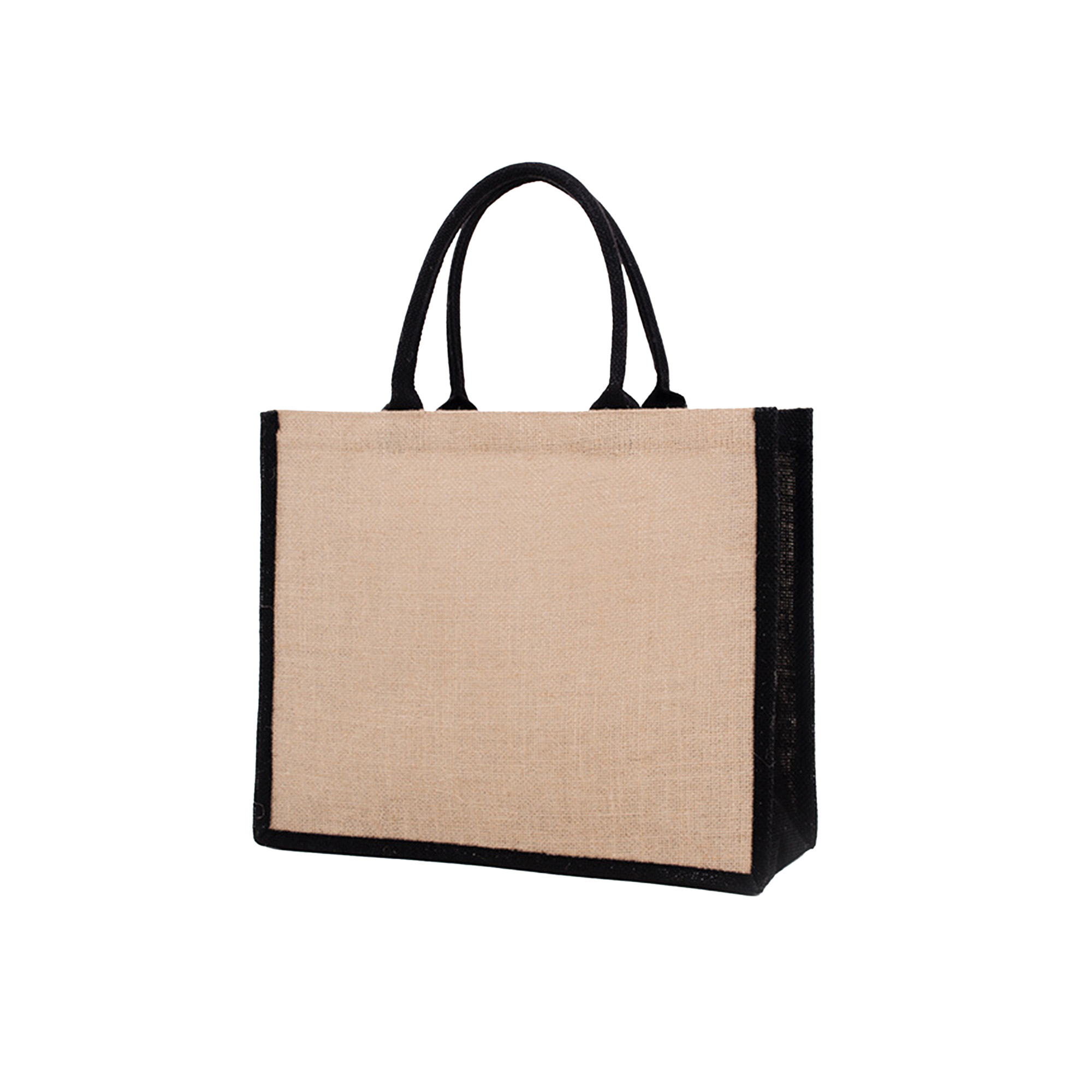 Coloured Jute Tote Bag - Image 3