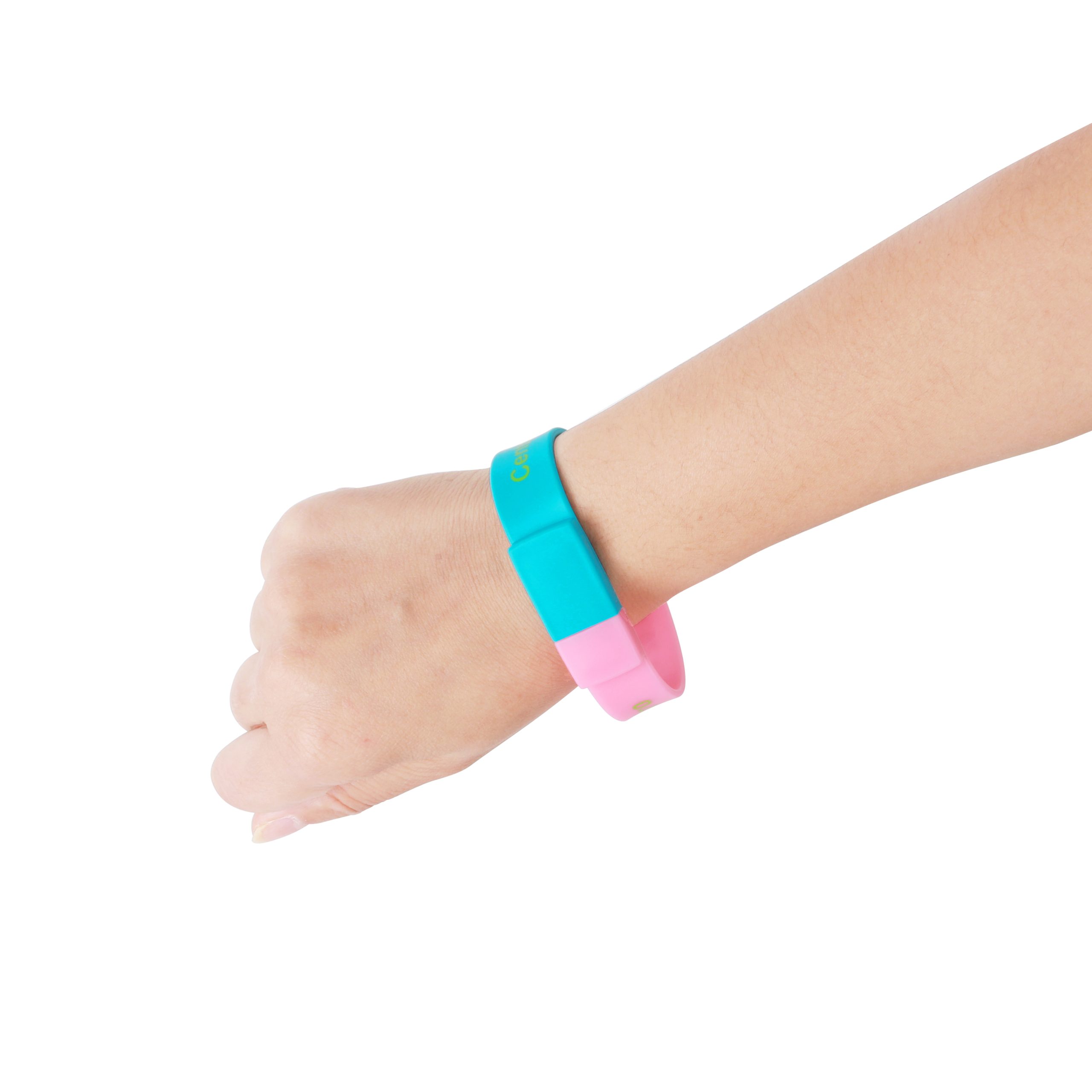 Sectional Coloured Wristband Flash Drive - Image 6