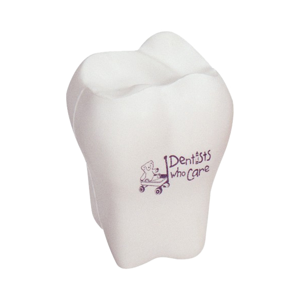 White Tooth Shape Stress Reliever - Image 2