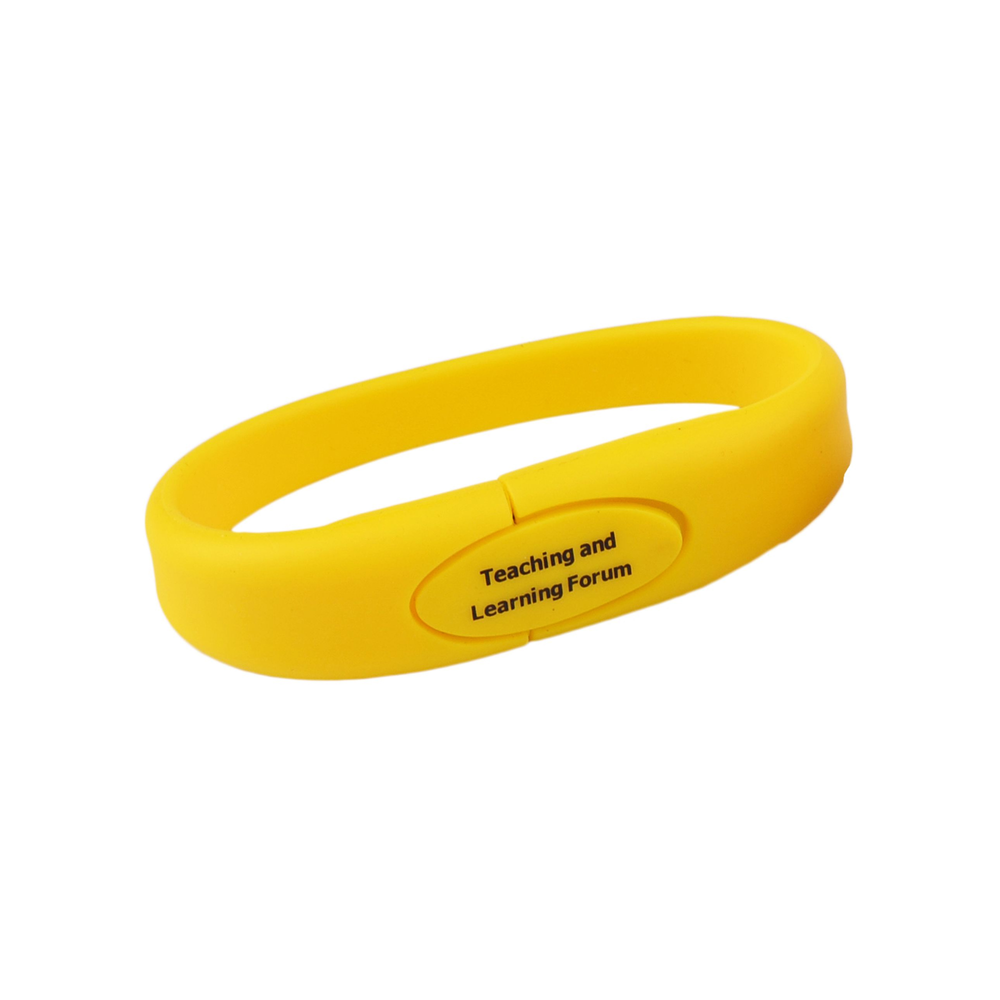 Oval Silicone Wristband Flash Drive - Image 6