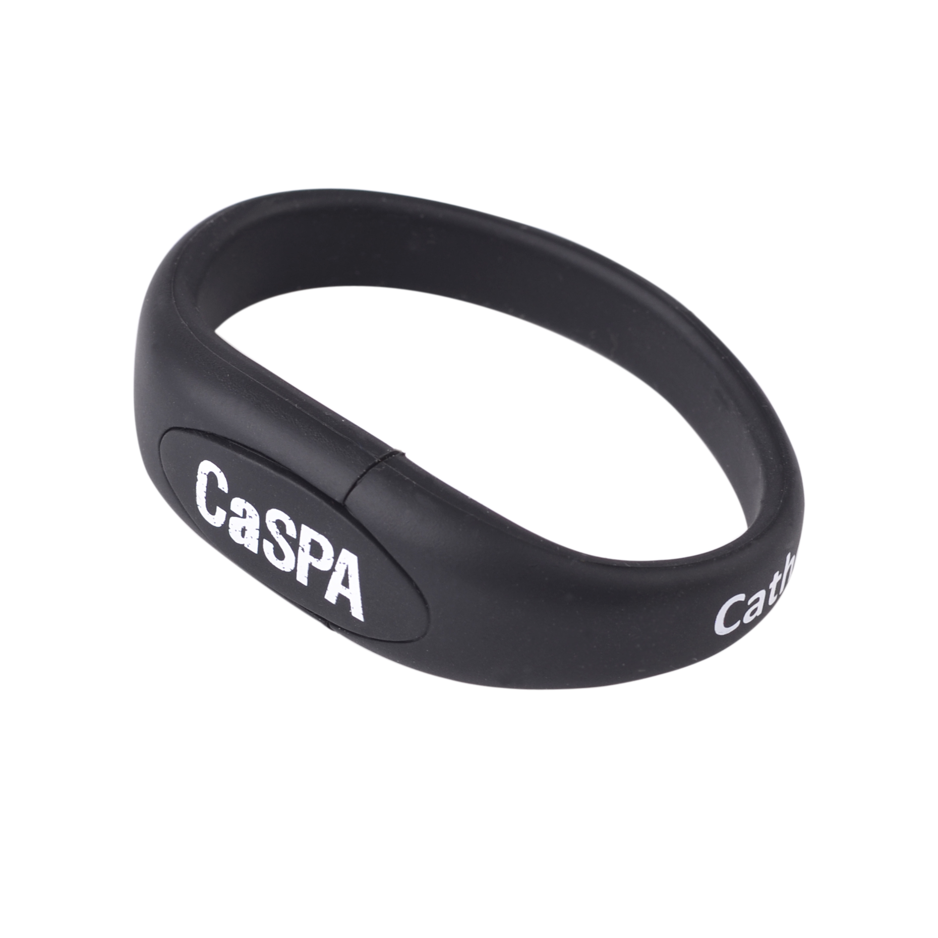 Oval Silicone Wristband Flash Drive - Image 2