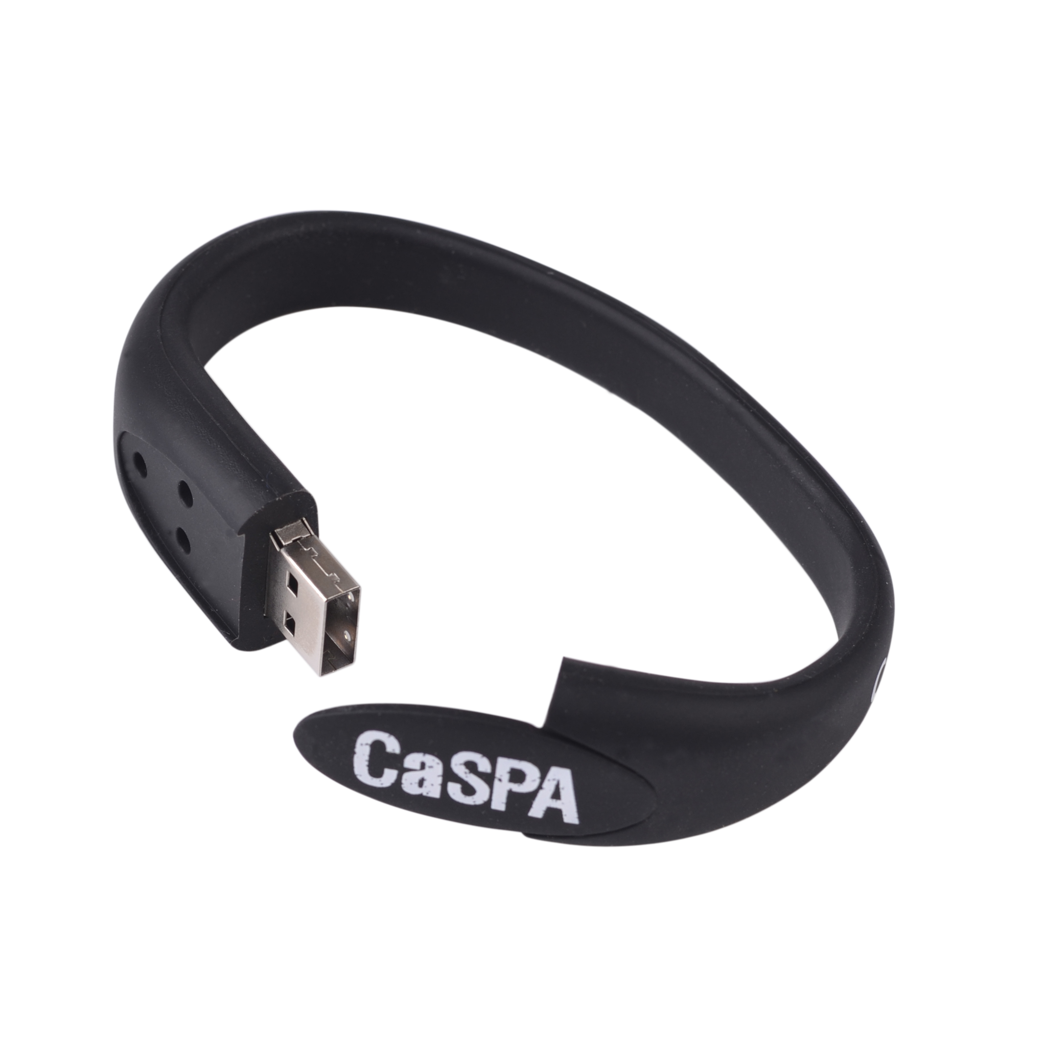 Oval Silicone Wristband Flash Drive - Image 7